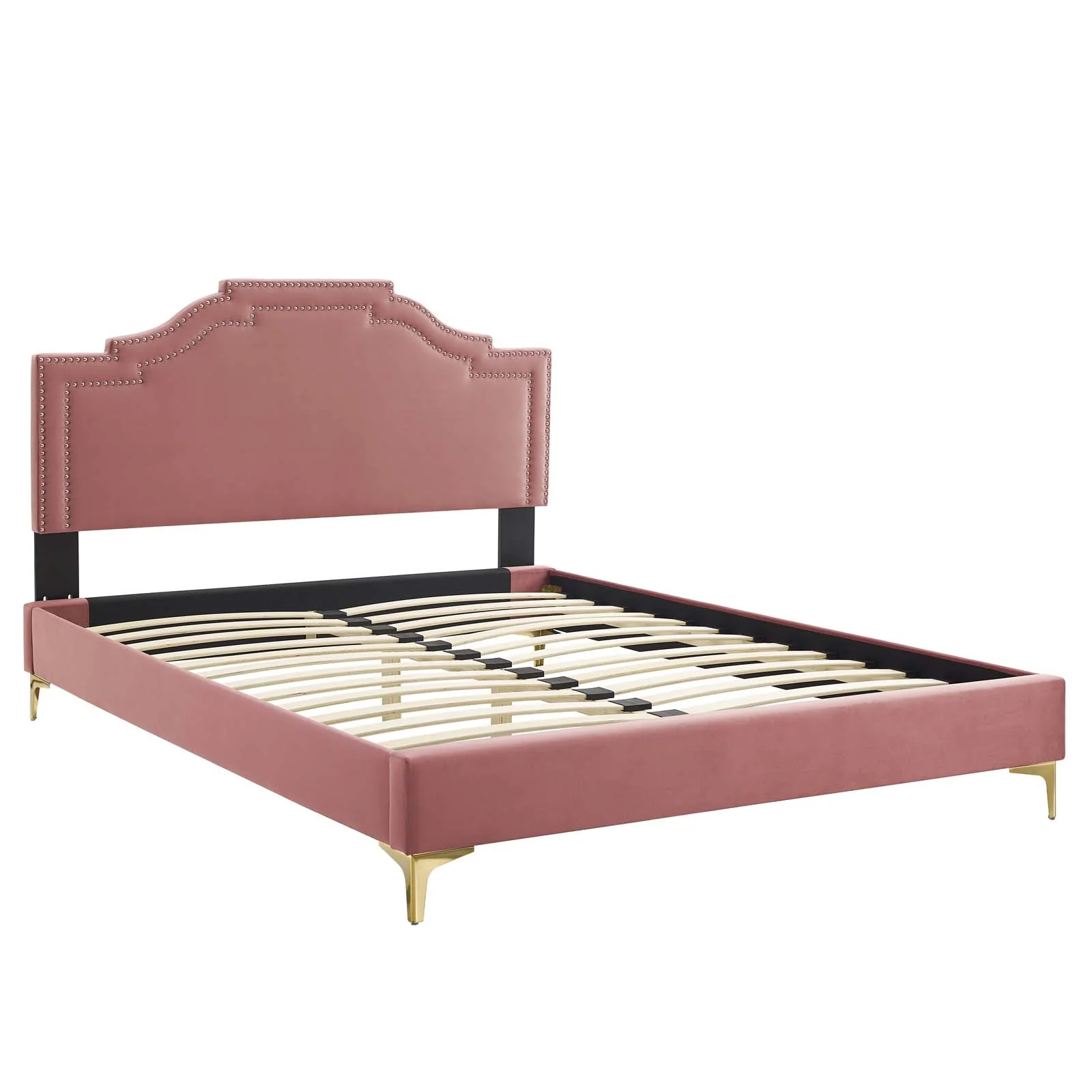 Adelaide Performance Velvet Queen Platform Bed By Modway - MOD-6580 - Image 23