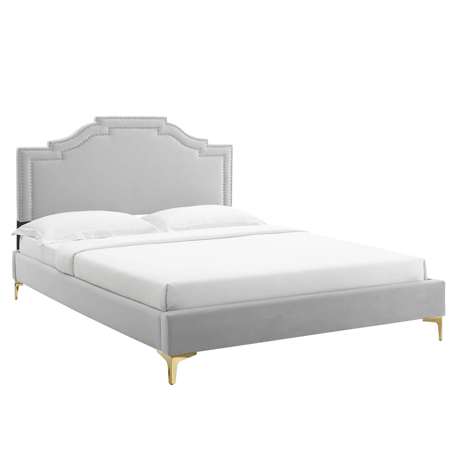 Adelaide Performance Velvet Queen Platform Bed By Modway - MOD-6580 - Image 29