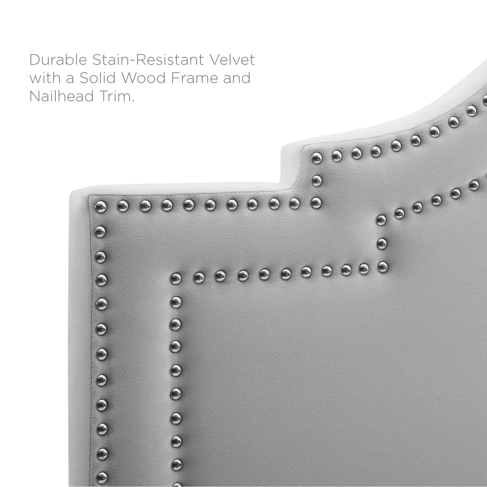 Adelaide Performance Velvet Queen Platform Bed By Modway - MOD-6580 - Image 30