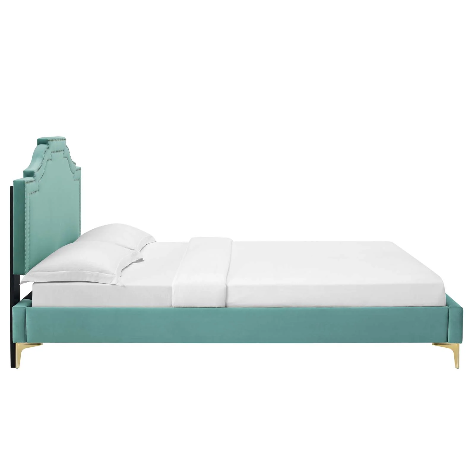 Adelaide Performance Velvet Queen Platform Bed By Modway - MOD-6580 - Image 50