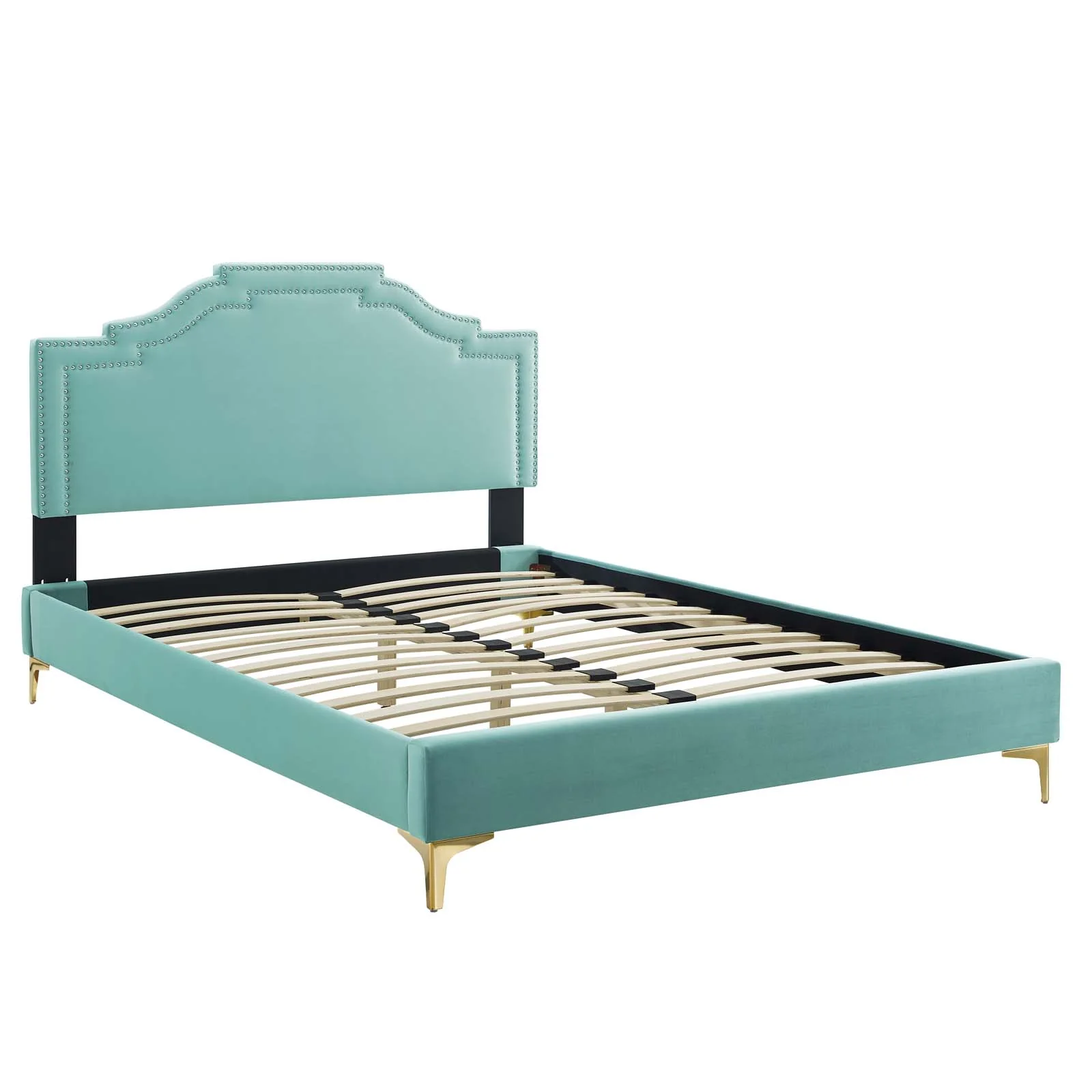 Adelaide Performance Velvet Queen Platform Bed By Modway - MOD-6580 - Image 51