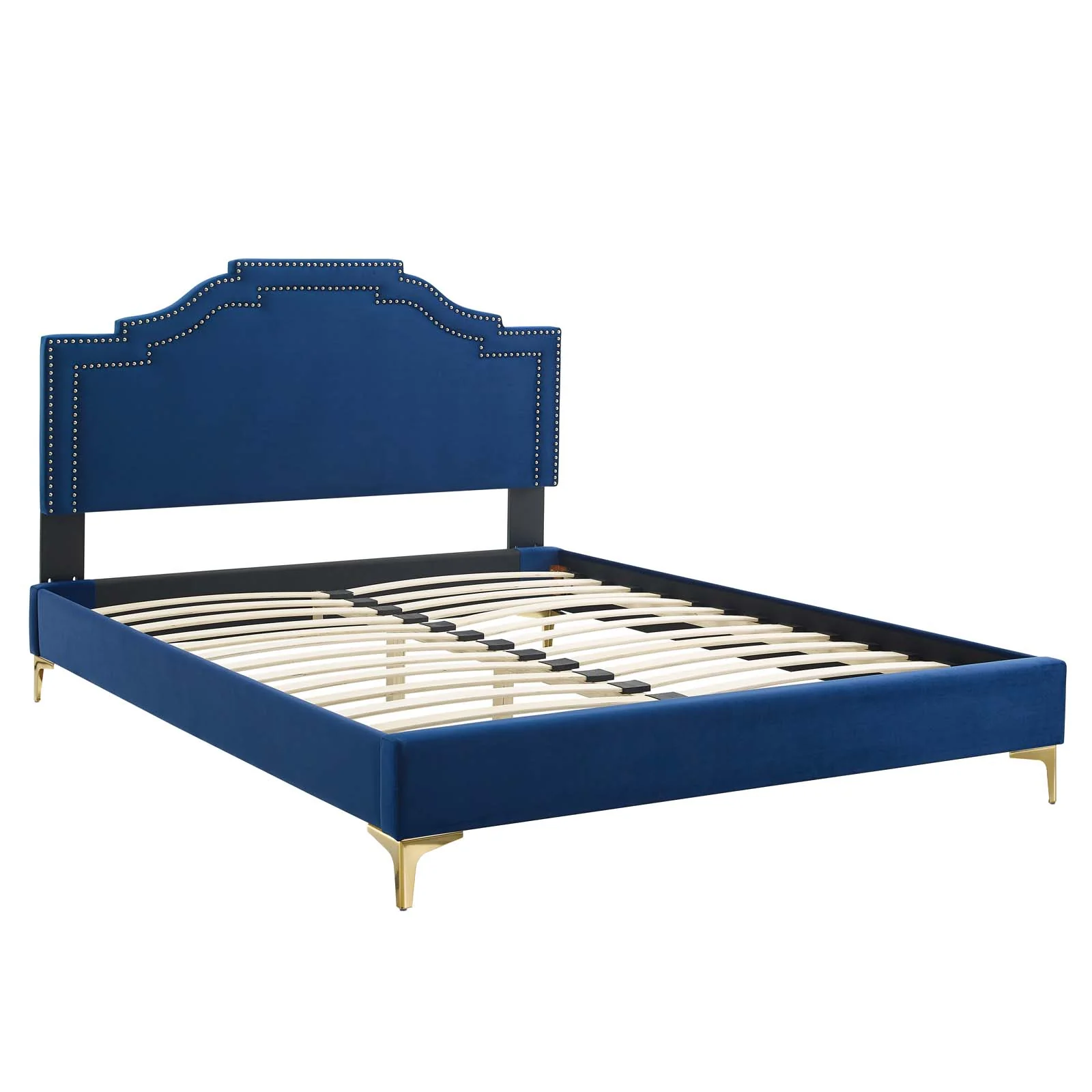 Adelaide Performance Velvet Queen Platform Bed By Modway - MOD-6580 - Image 65