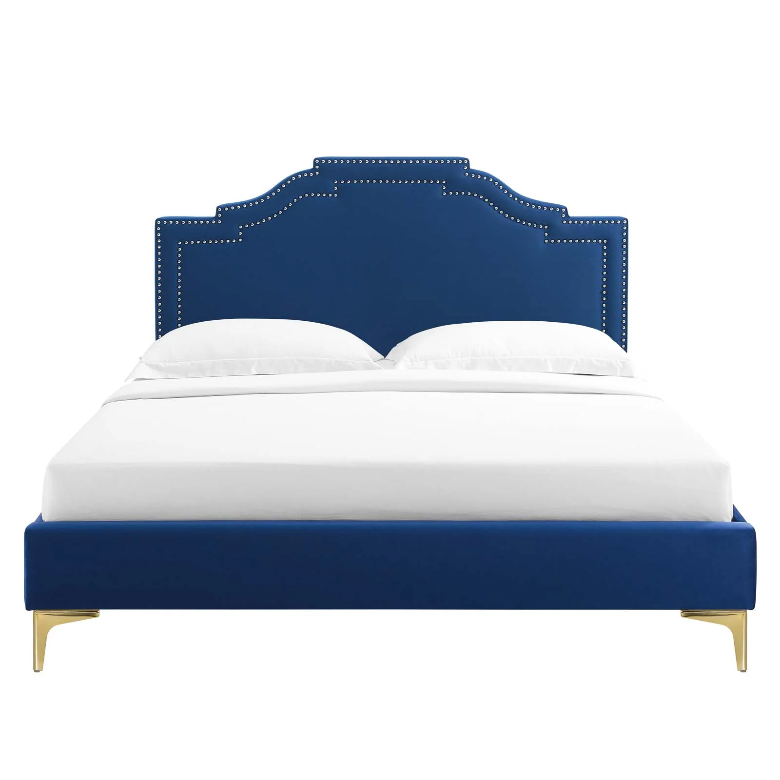 Adelaide Performance Velvet Queen Platform Bed By Modway - MOD-6580 - Image 70