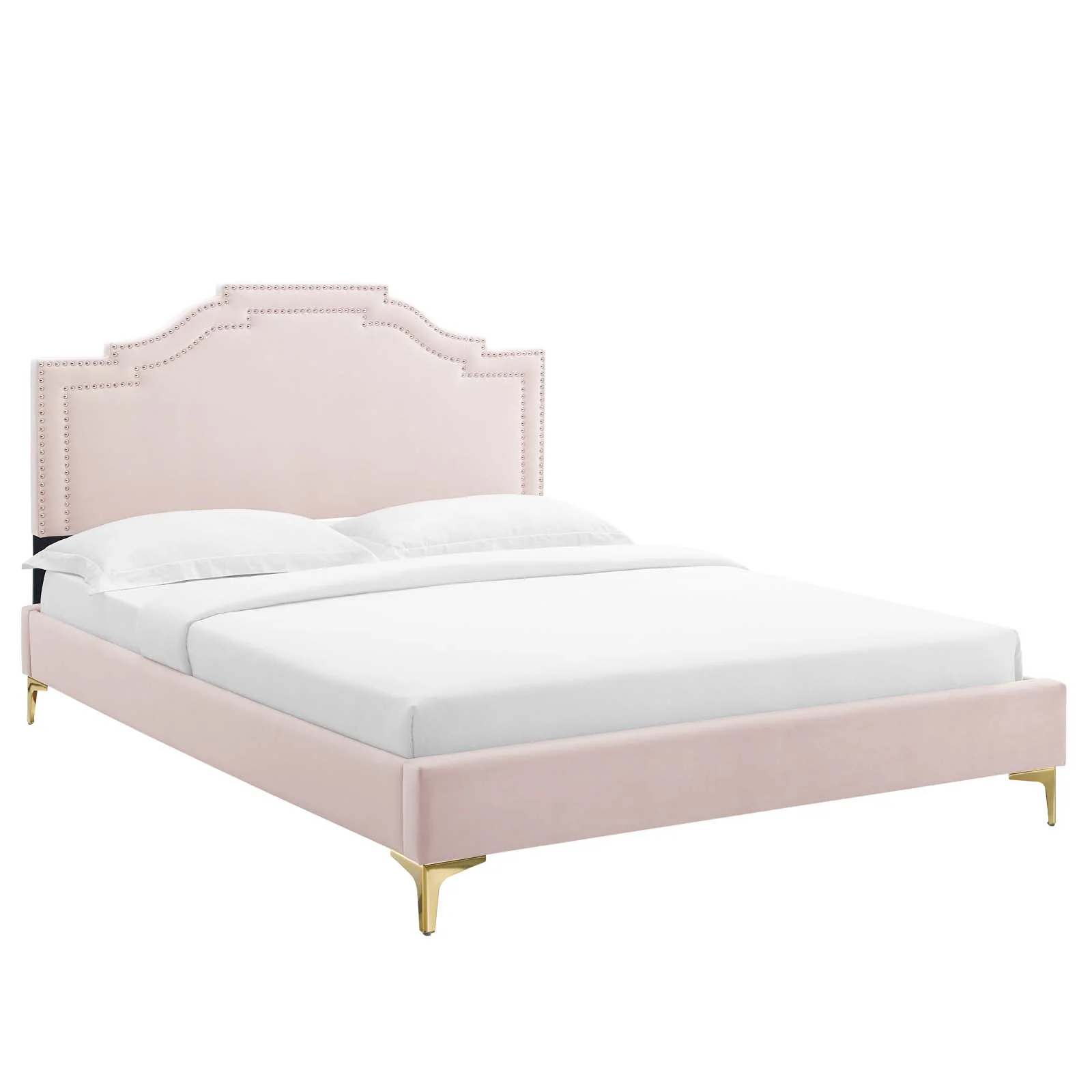 Adelaide Performance Velvet Queen Platform Bed By Modway - MOD-6580 - Image 71