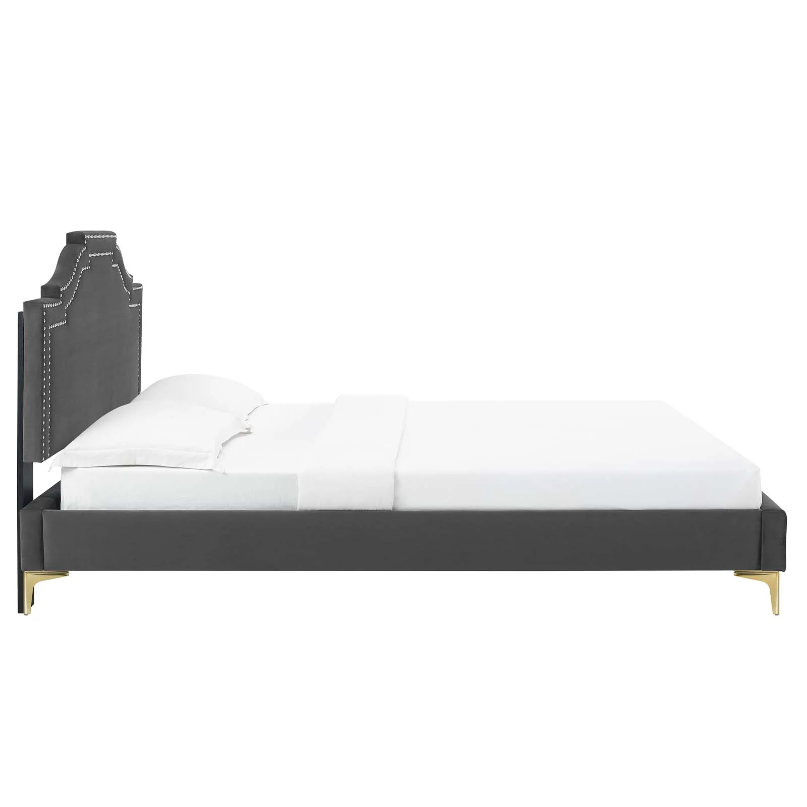 Adelaide Performance Velvet Queen Platform Bed By Modway - MOD-6580 - Image 8