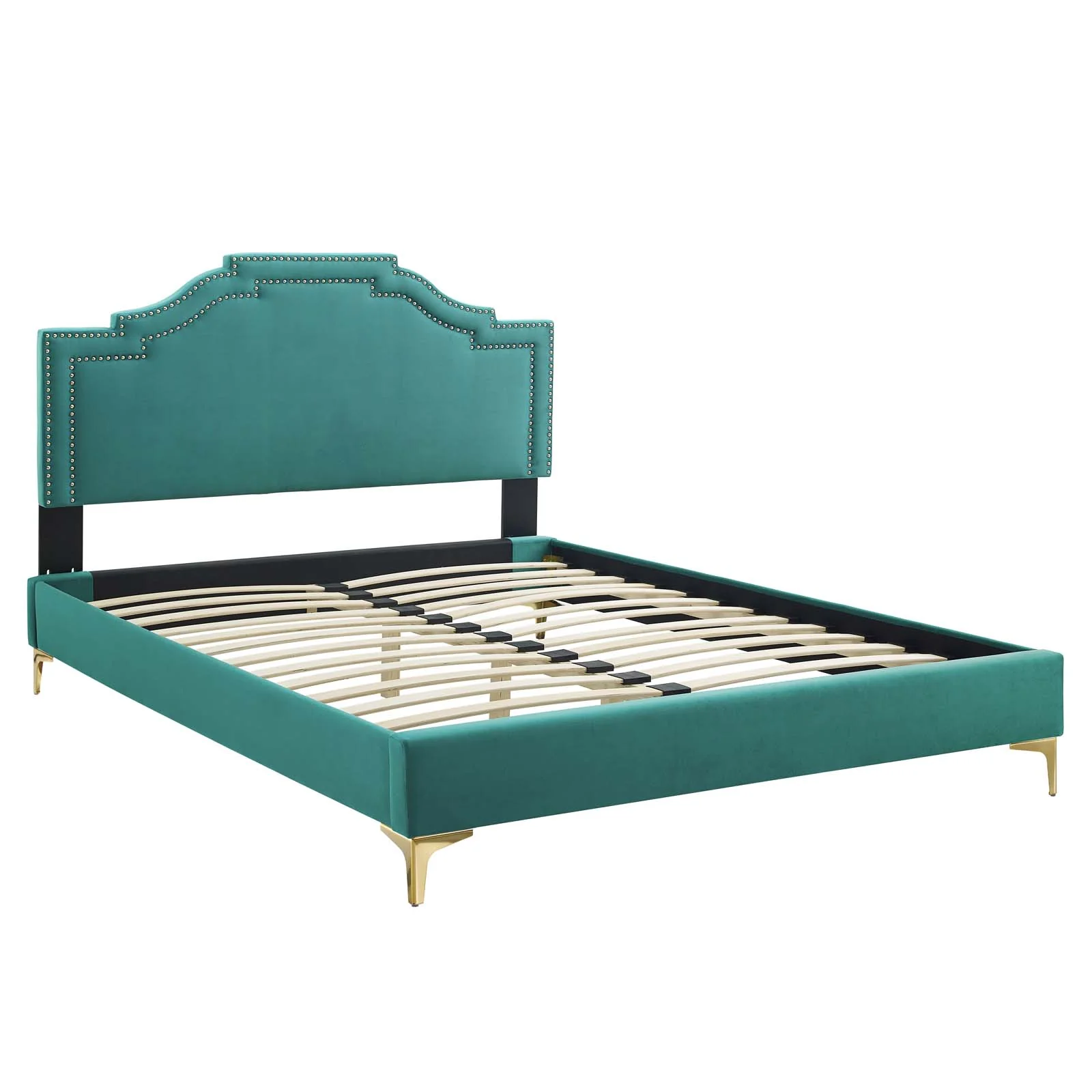 Adelaide Performance Velvet Queen Platform Bed By Modway - MOD-6580 - Image 93