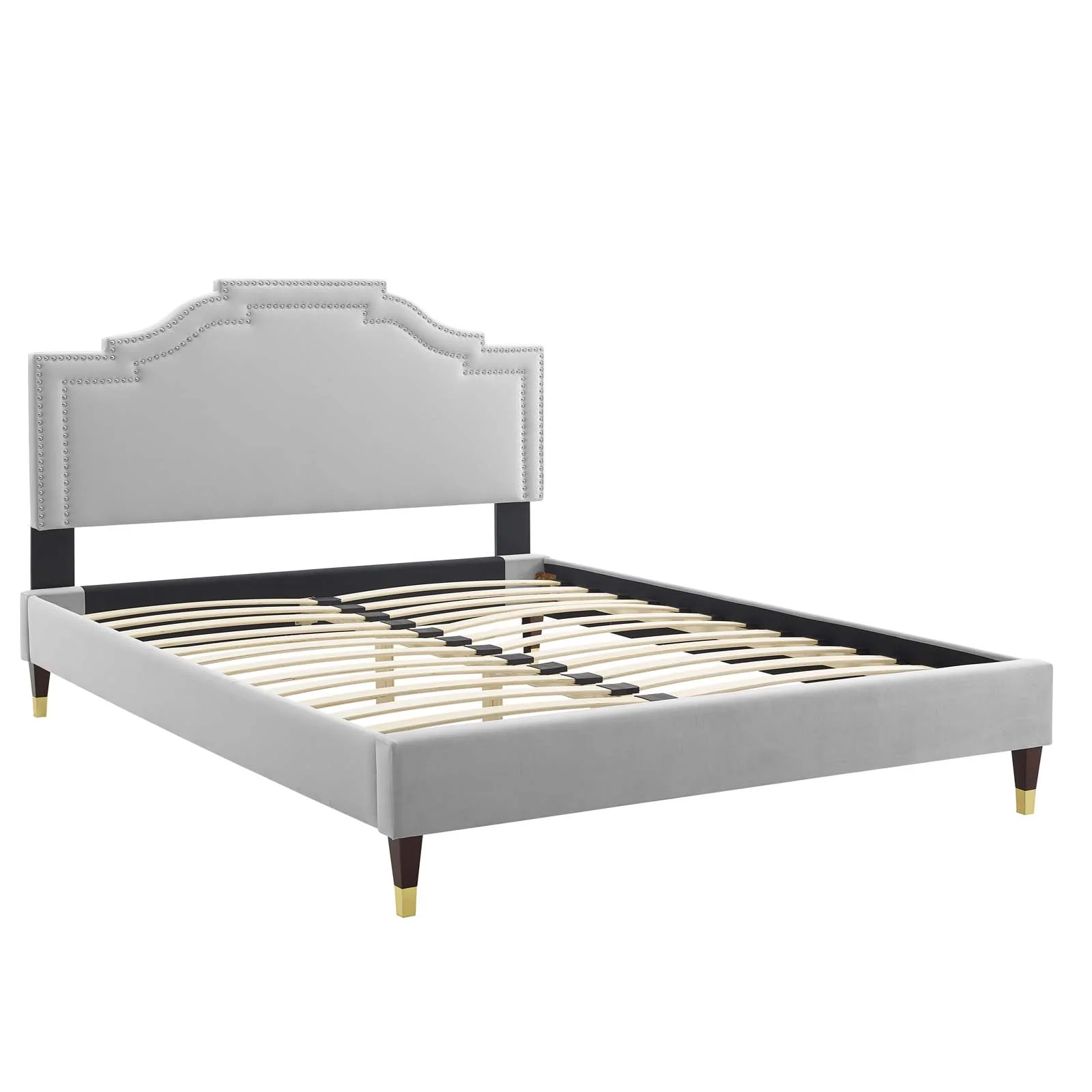 Adelaide Performance Velvet Queen Platform Bed By Modway - MOD-6581 - Image 36
