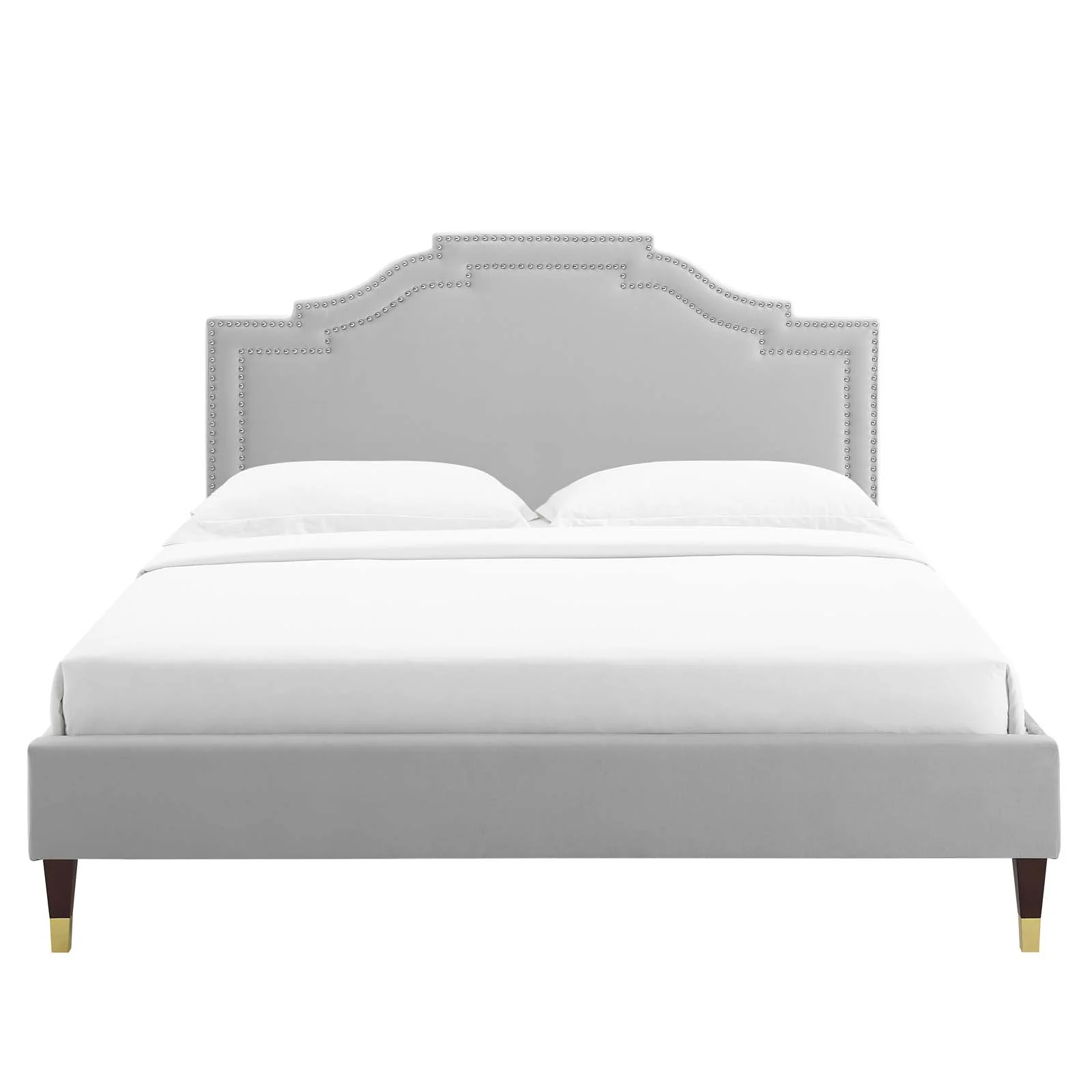 Adelaide Performance Velvet Queen Platform Bed By Modway - MOD-6581 - Image 41