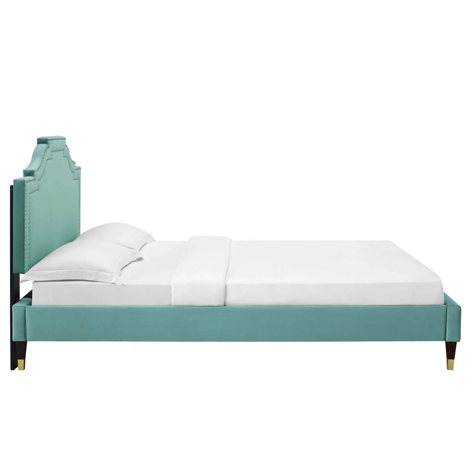 Adelaide Performance Velvet Queen Platform Bed By Modway - MOD-6581 - Image 49