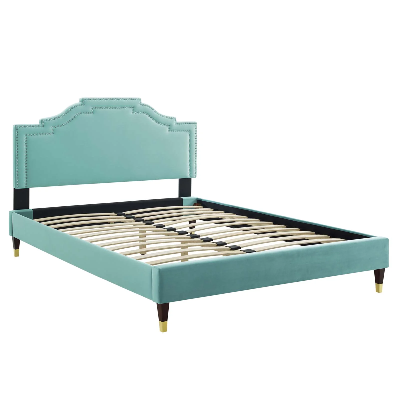 Adelaide Performance Velvet Queen Platform Bed By Modway - MOD-6581 - Image 50