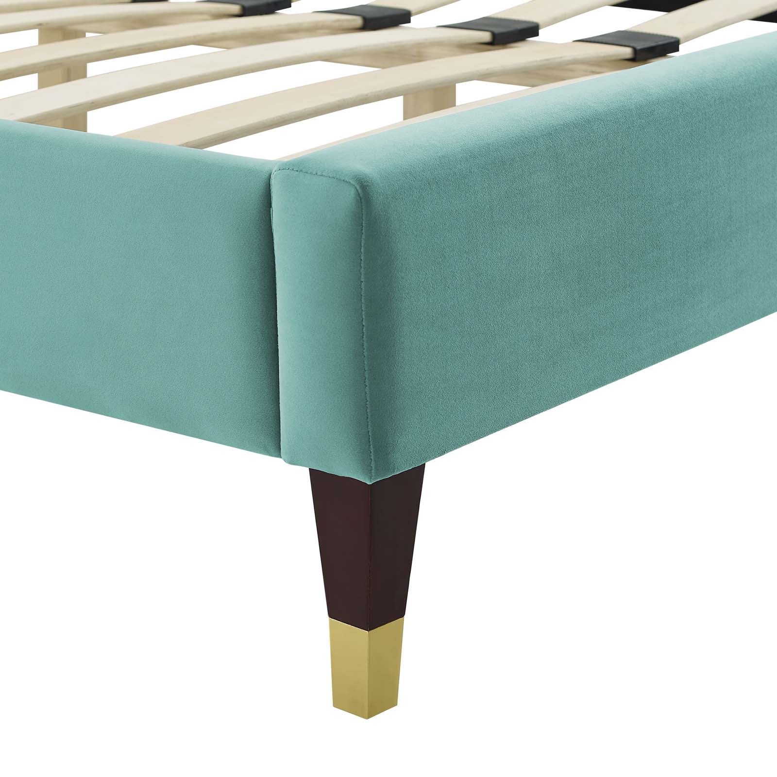 Adelaide Performance Velvet Queen Platform Bed By Modway - MOD-6581 - Image 52