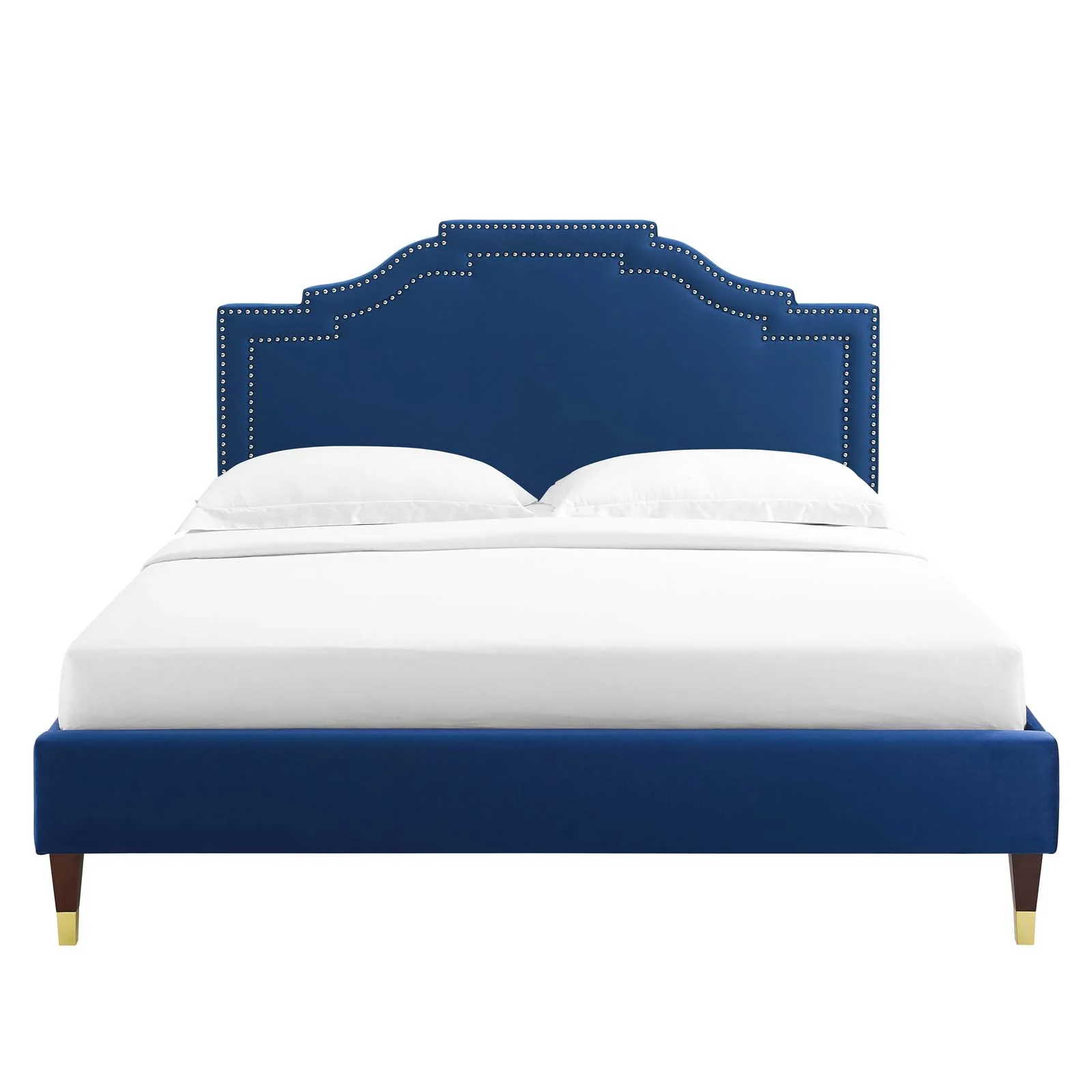 Adelaide Performance Velvet Queen Platform Bed By Modway - MOD-6581 - Image 68