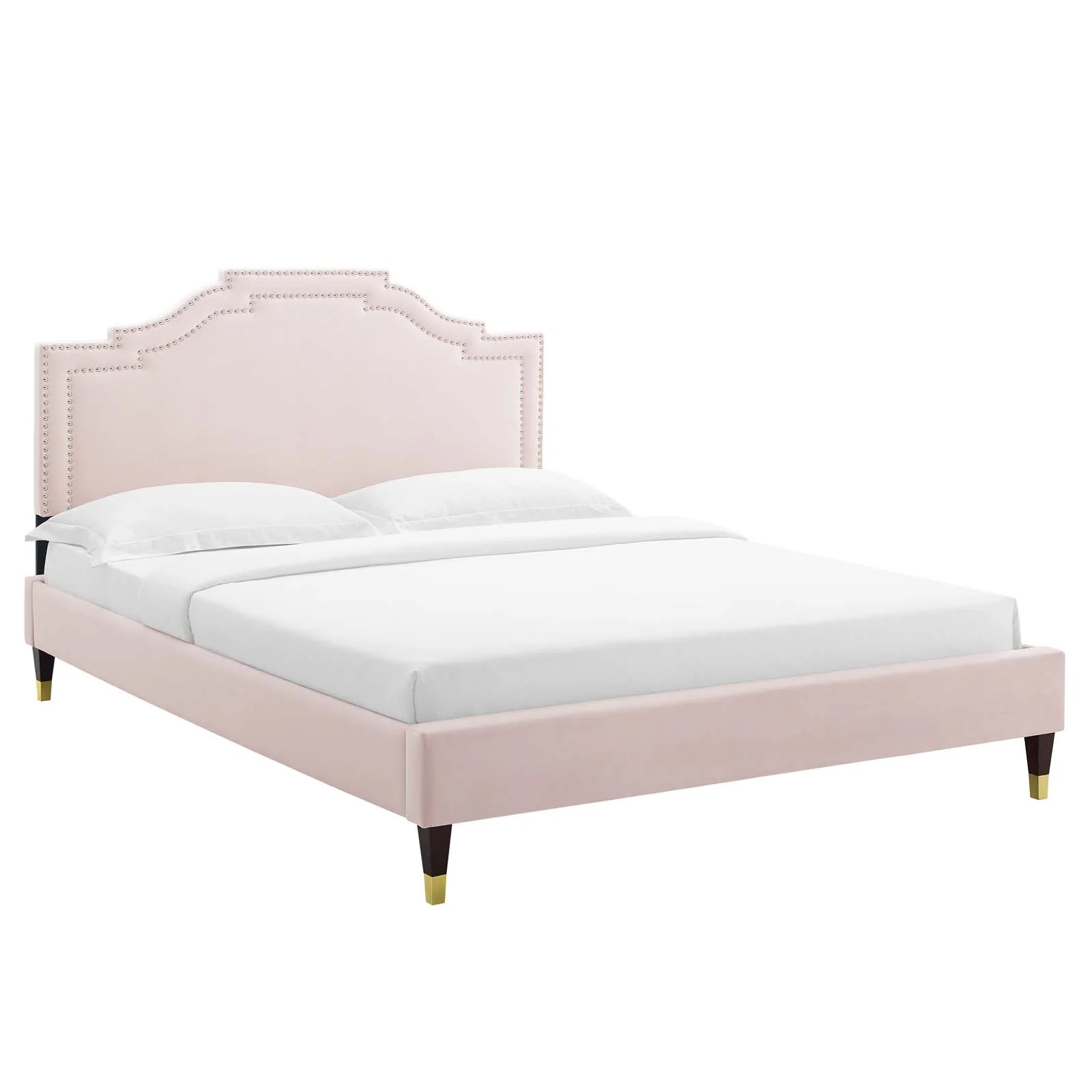 Adelaide Performance Velvet Queen Platform Bed By Modway - MOD-6581 - Image 70