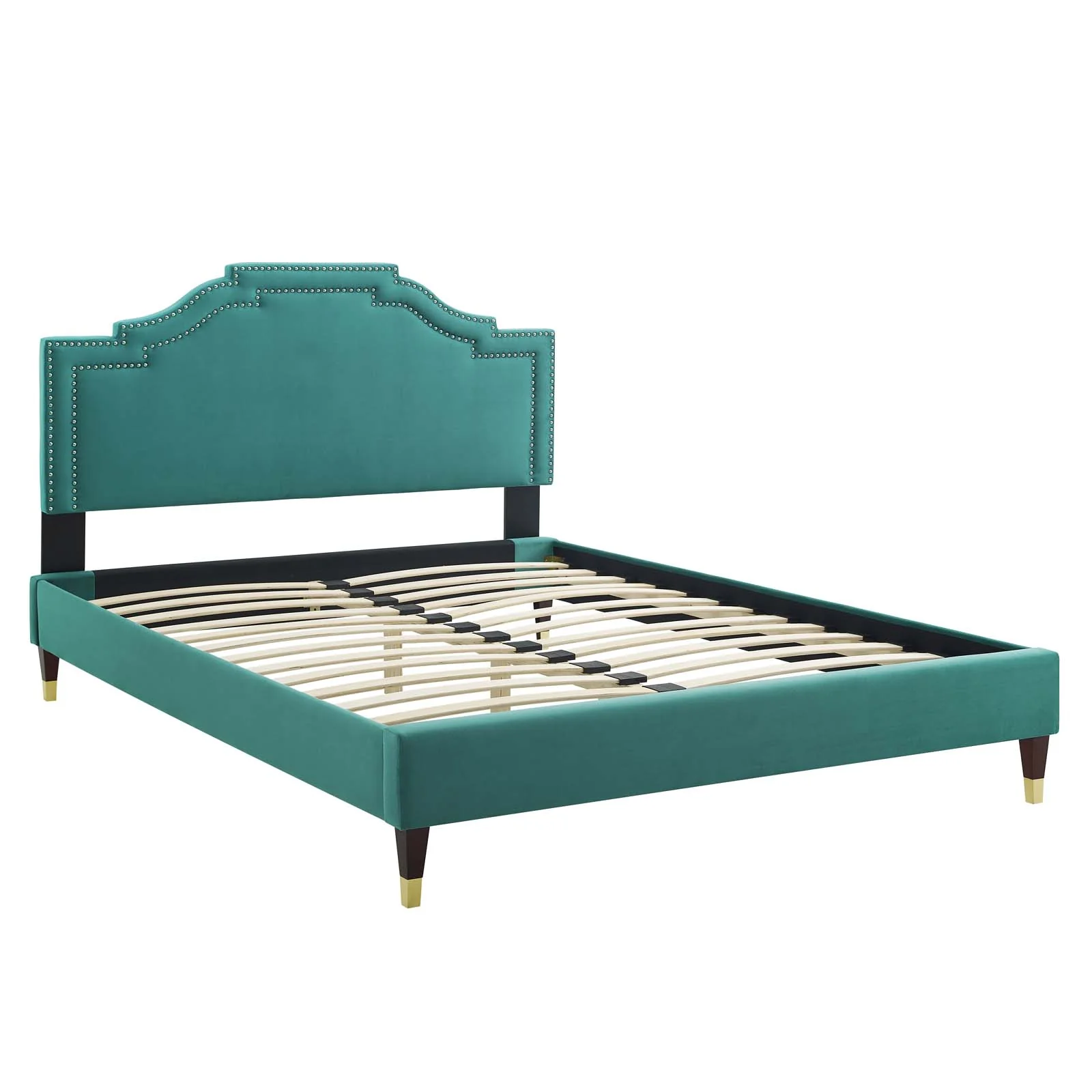Adelaide Performance Velvet Queen Platform Bed By Modway - MOD-6581 - Image 92