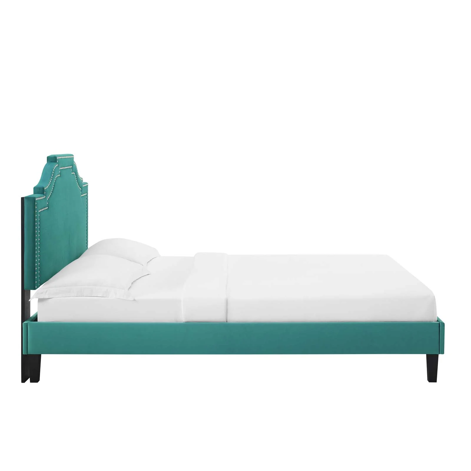 Adelaide Performance Velvet Queen Platform Bed By Modway - MOD-6582 - Image 85