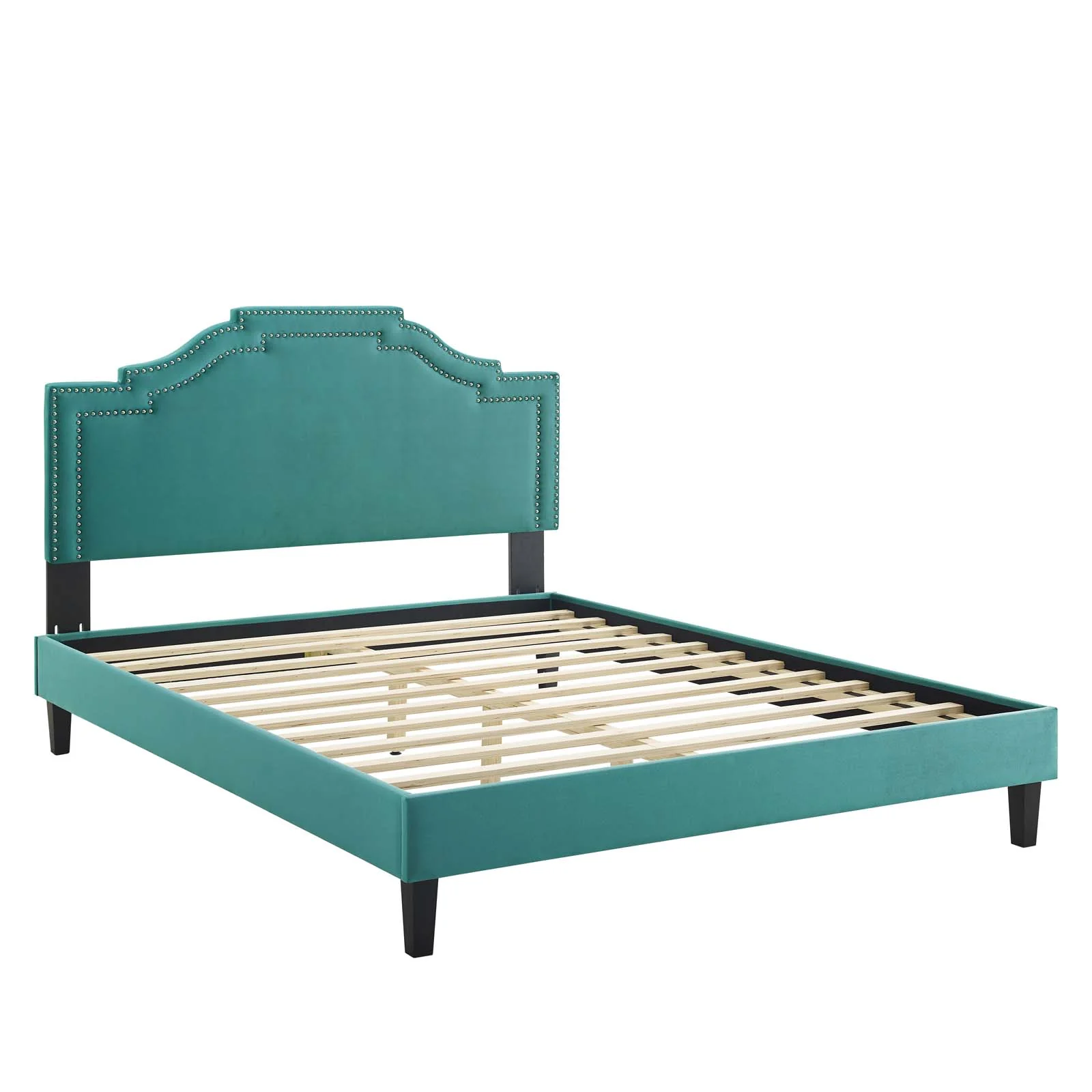 Adelaide Performance Velvet Queen Platform Bed By Modway - MOD-6582 - Image 86
