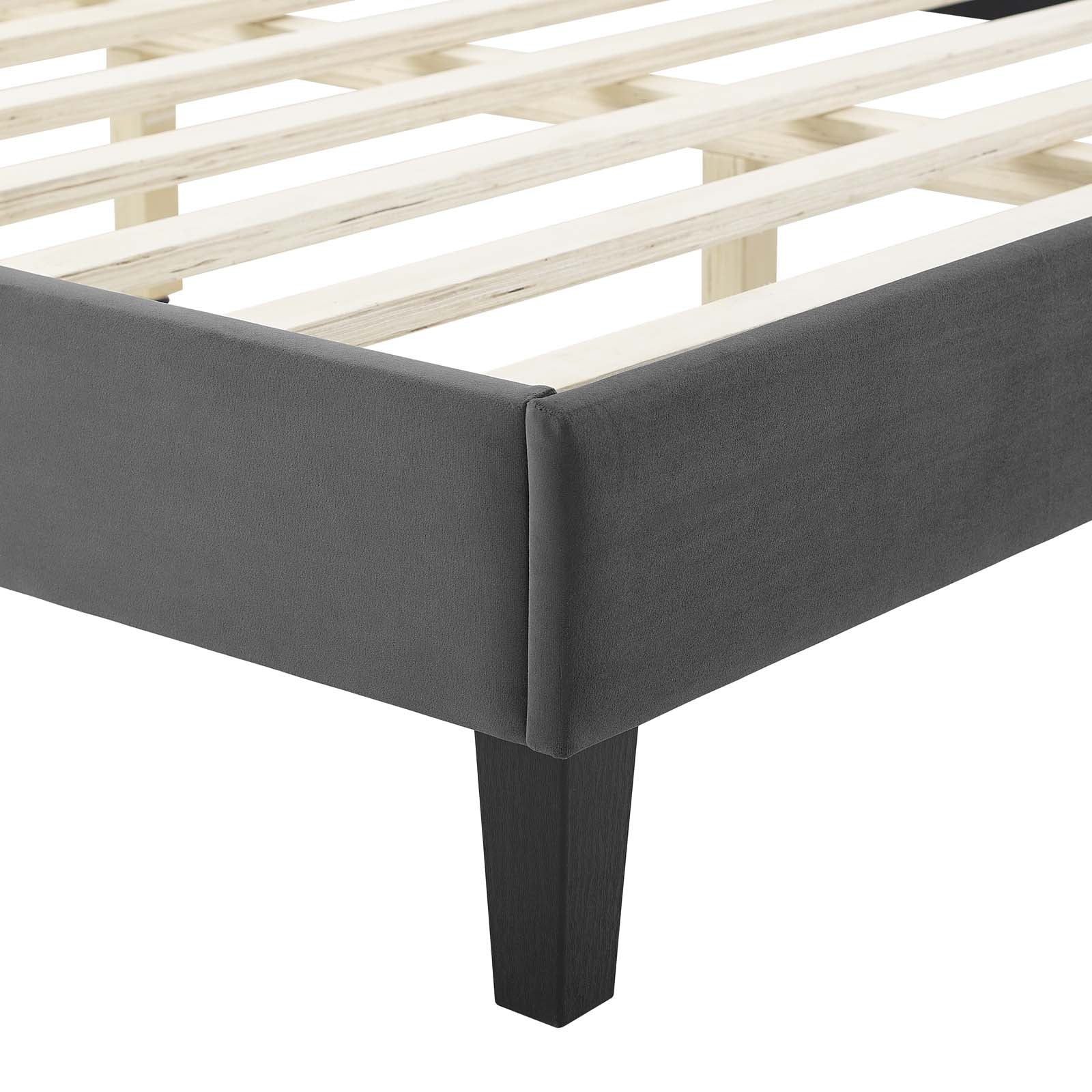 Adelaide Performance Velvet Twin Platform Bed By Modway - MOD-6852 - Image 9