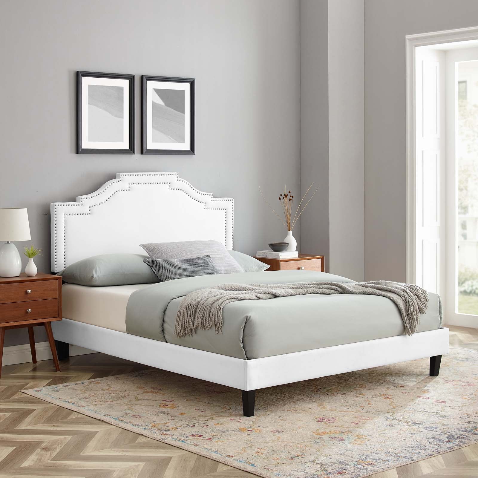 Adelaide Performance Velvet Twin Platform Bed By Modway - MOD-6852 - Image 97