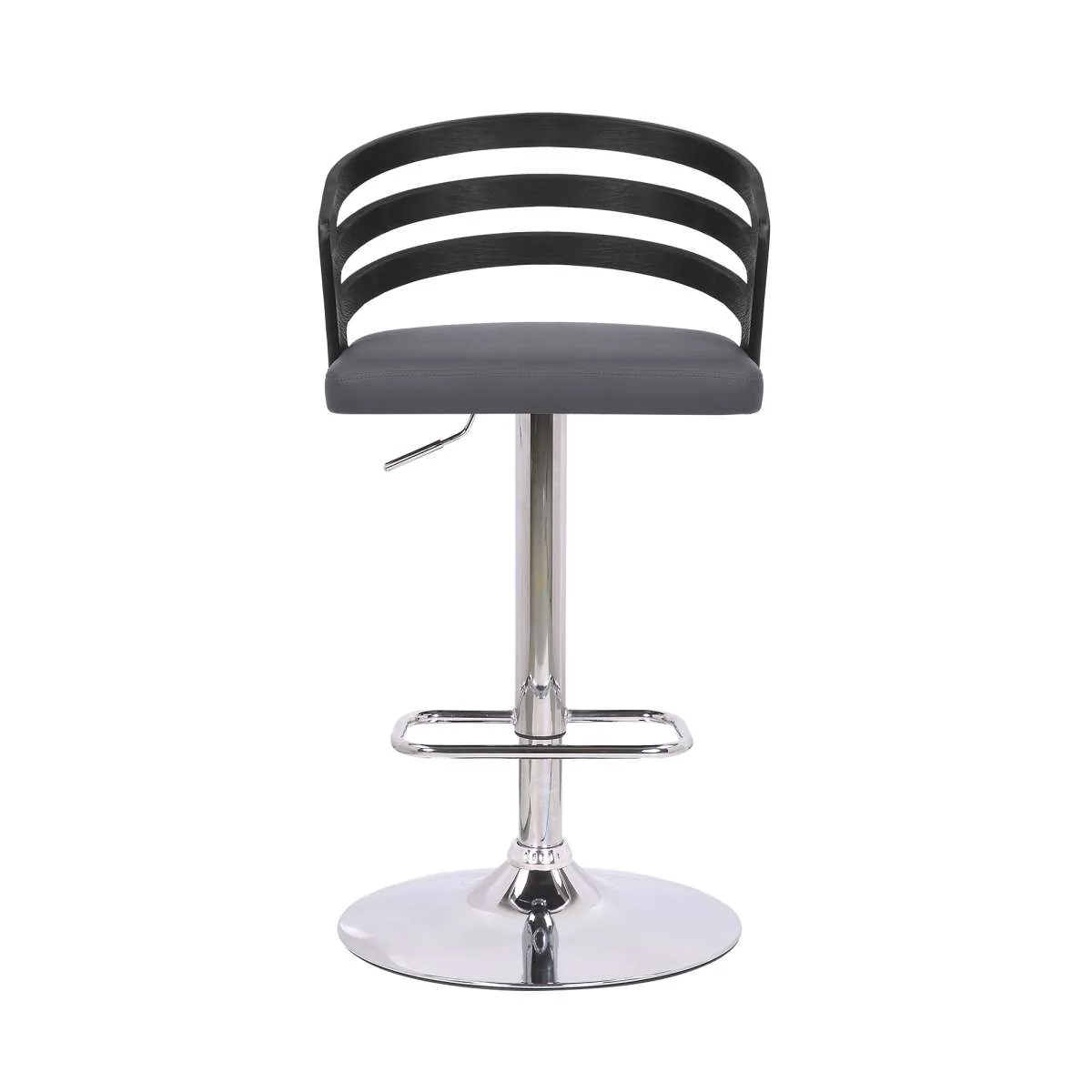 Adele Adjustable Height Swivel Bar Stool By Armen Living - Image 11