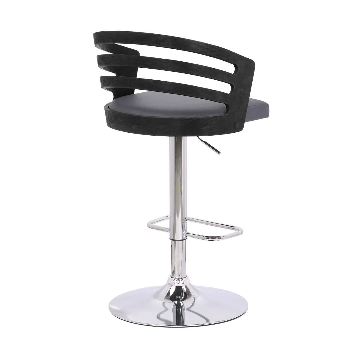 Adele Adjustable Height Swivel Bar Stool By Armen Living - Image 12