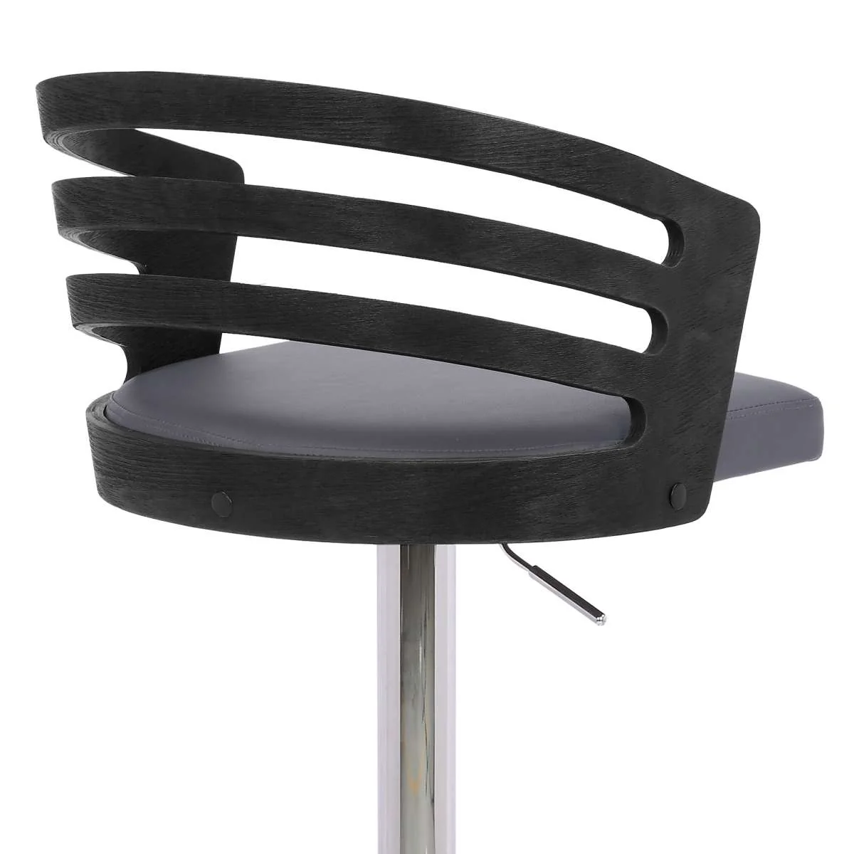 Adele Adjustable Height Swivel Bar Stool By Armen Living - Image 15