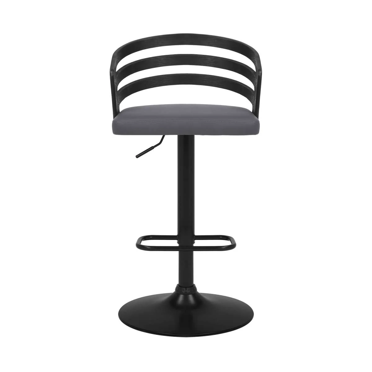 Adele Adjustable Height Swivel Bar Stool By Armen Living - Image 3