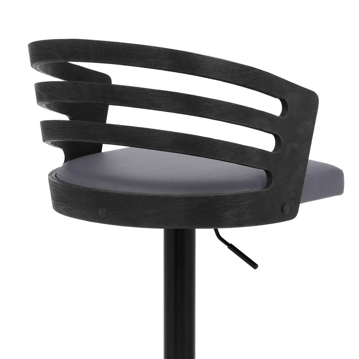 Adele Adjustable Height Swivel Bar Stool By Armen Living - Image 7