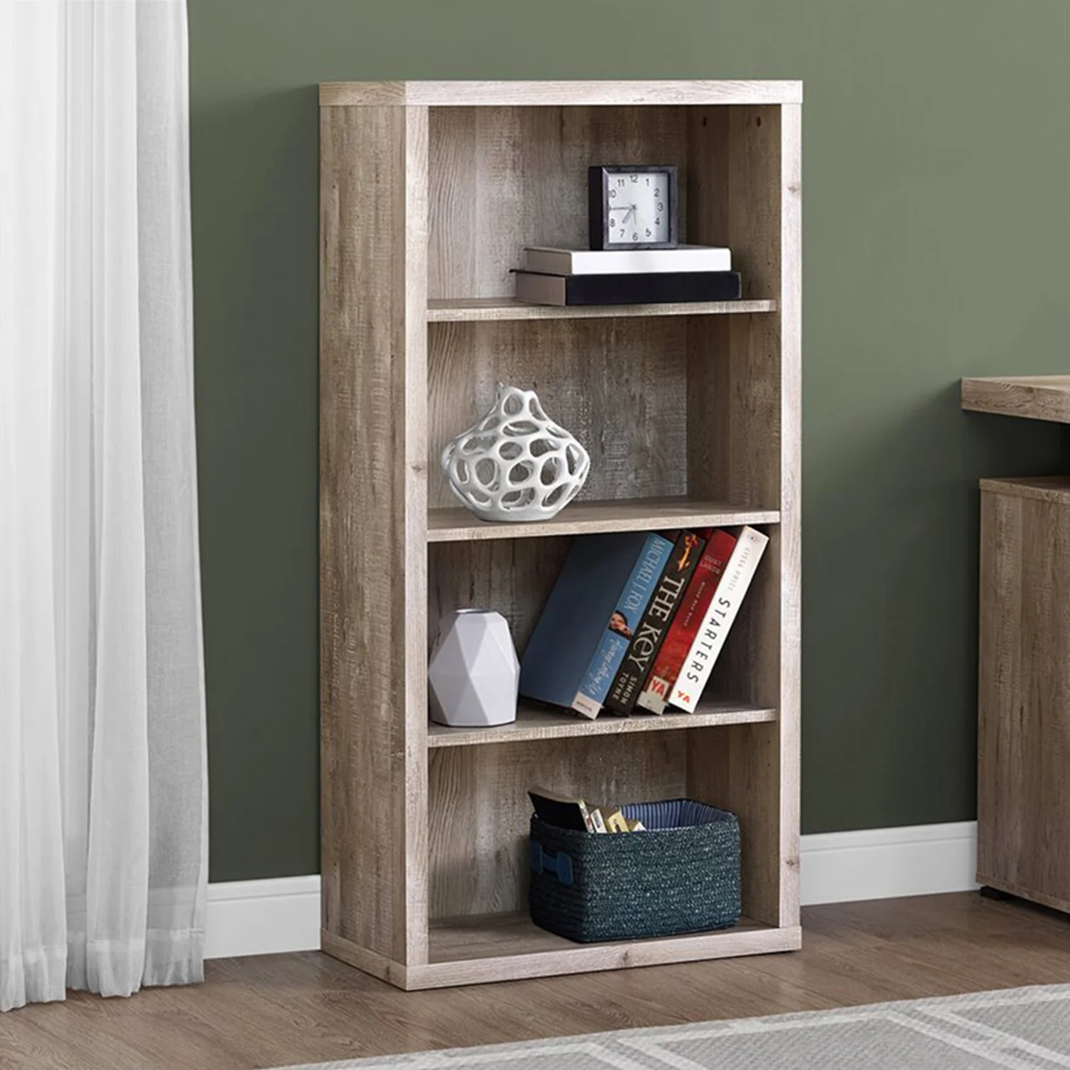 Adjustable Bookshelf By Homeroots - Image 17