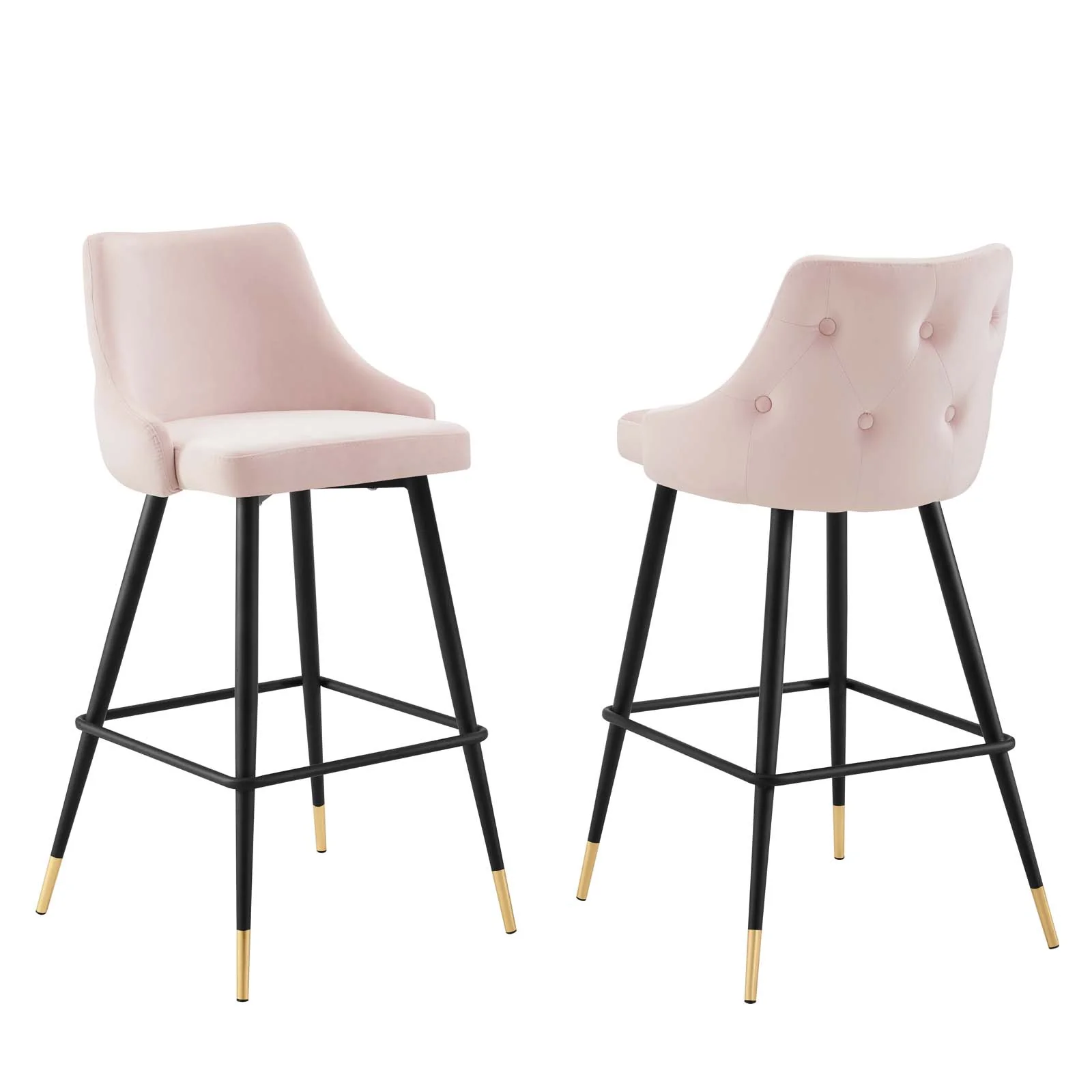 Adorn Performance Velvet Bar Stool Set of 2 By Modway - EEI-4595 - Image 18