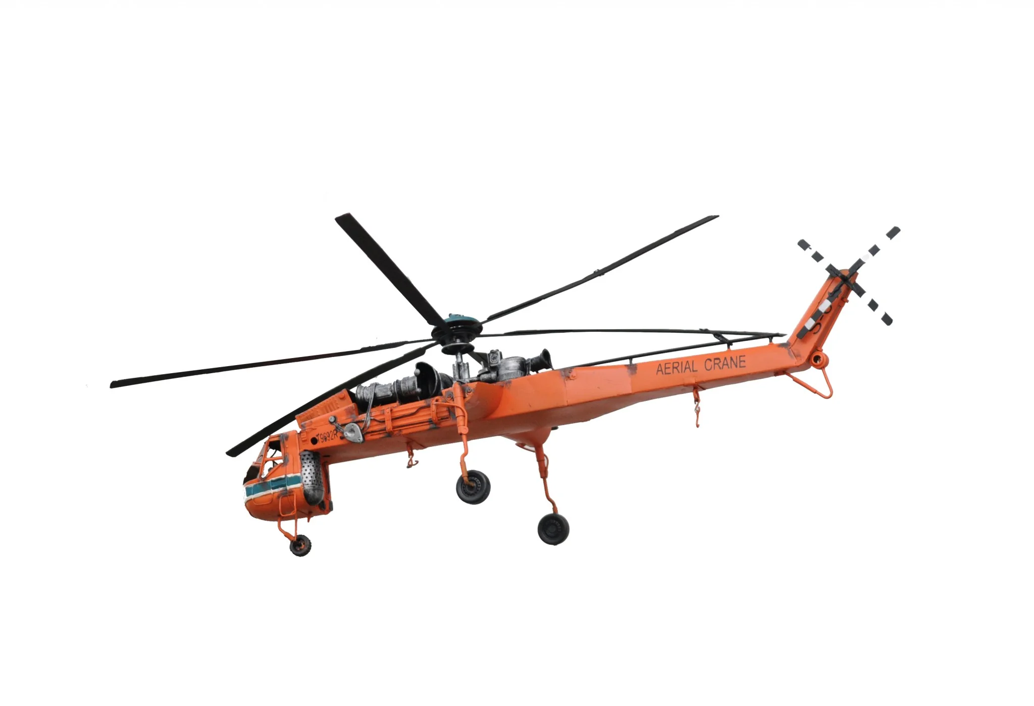 Aerial Crane Lifting Helicopter LED Sculpture By Homeroots - Image 2