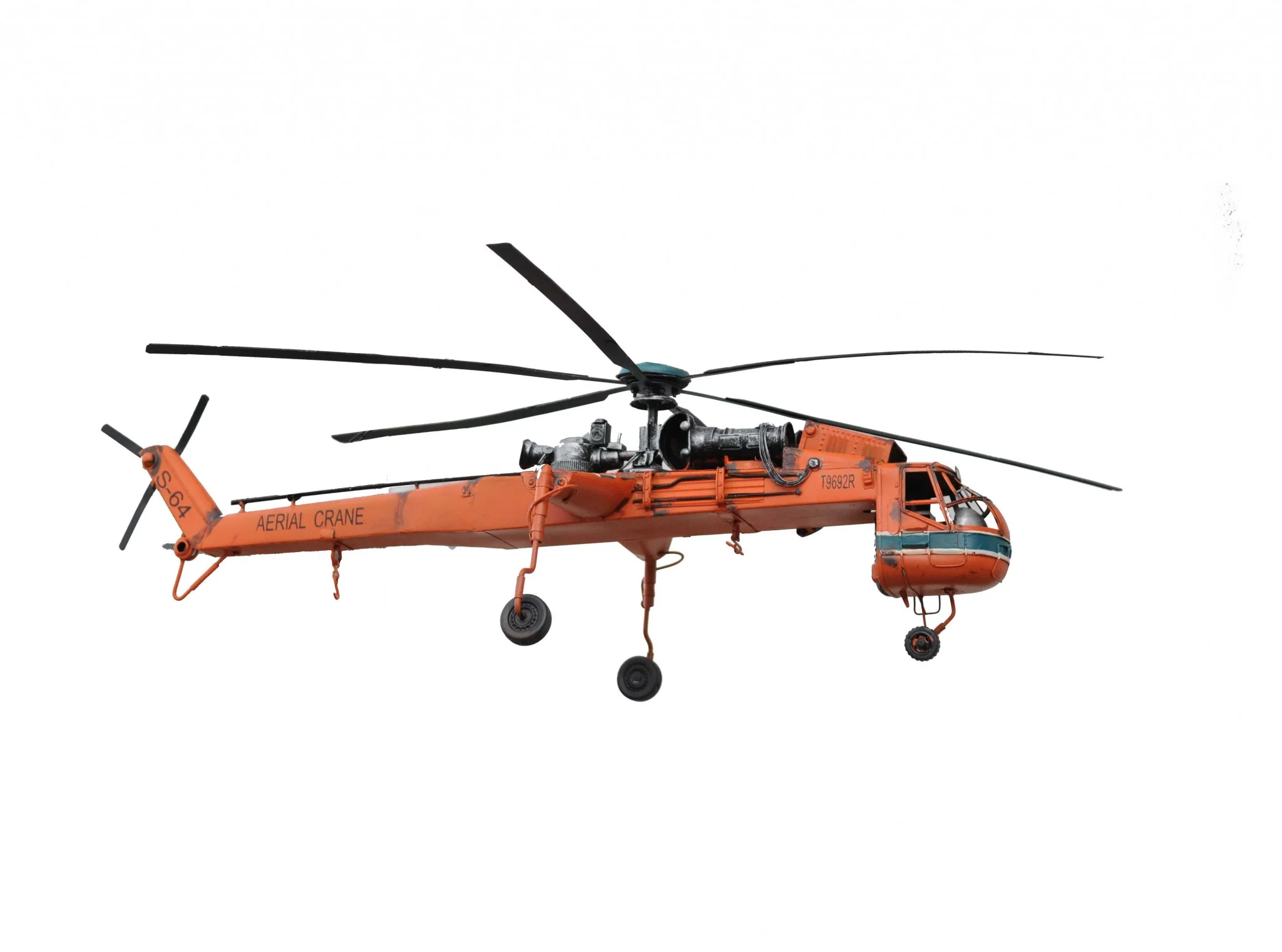 Aerial Crane Lifting Helicopter LED Sculpture By Homeroots - Image 3