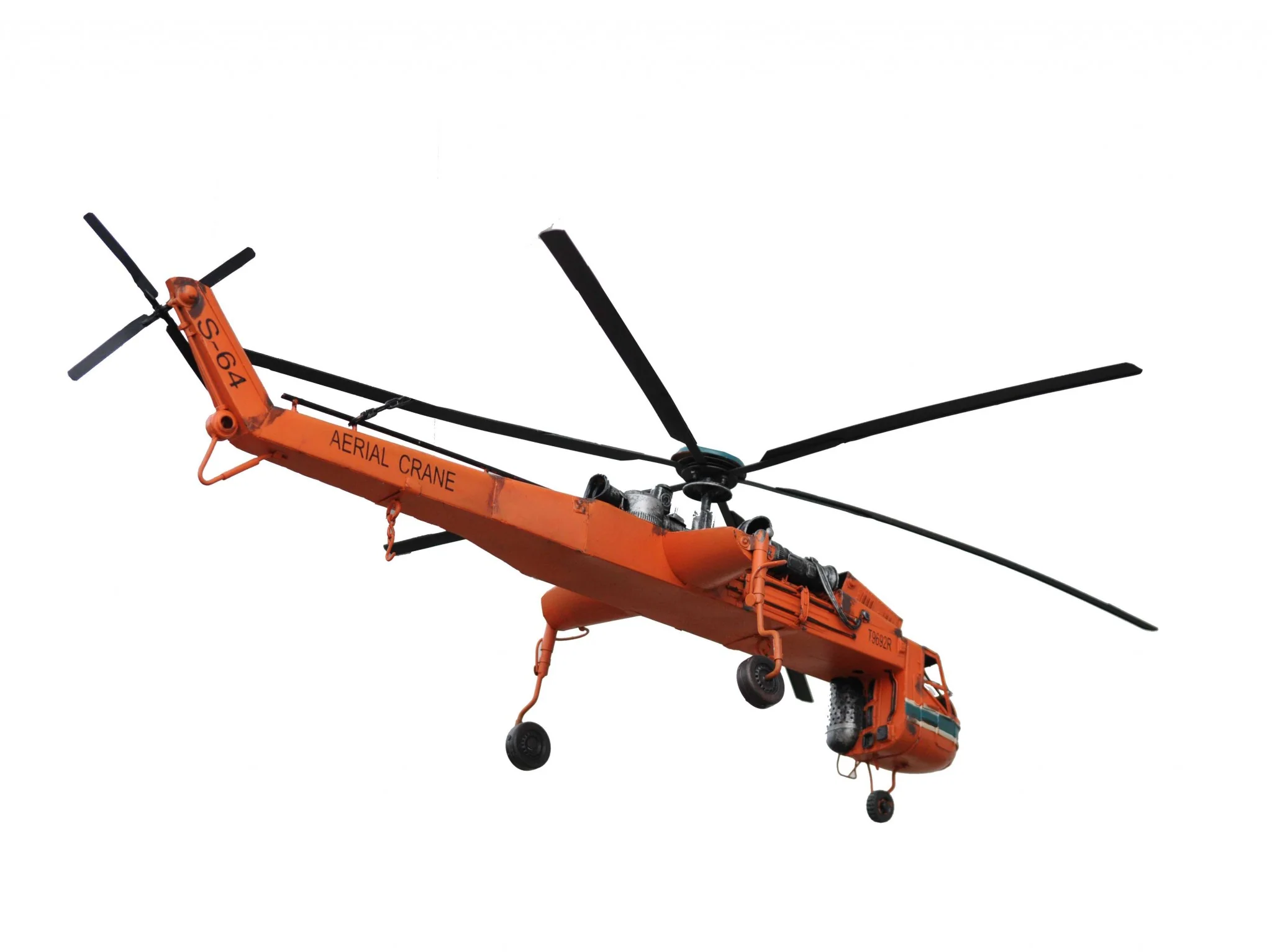 Aerial Crane Lifting Helicopter LED Sculpture By Homeroots - Image 4