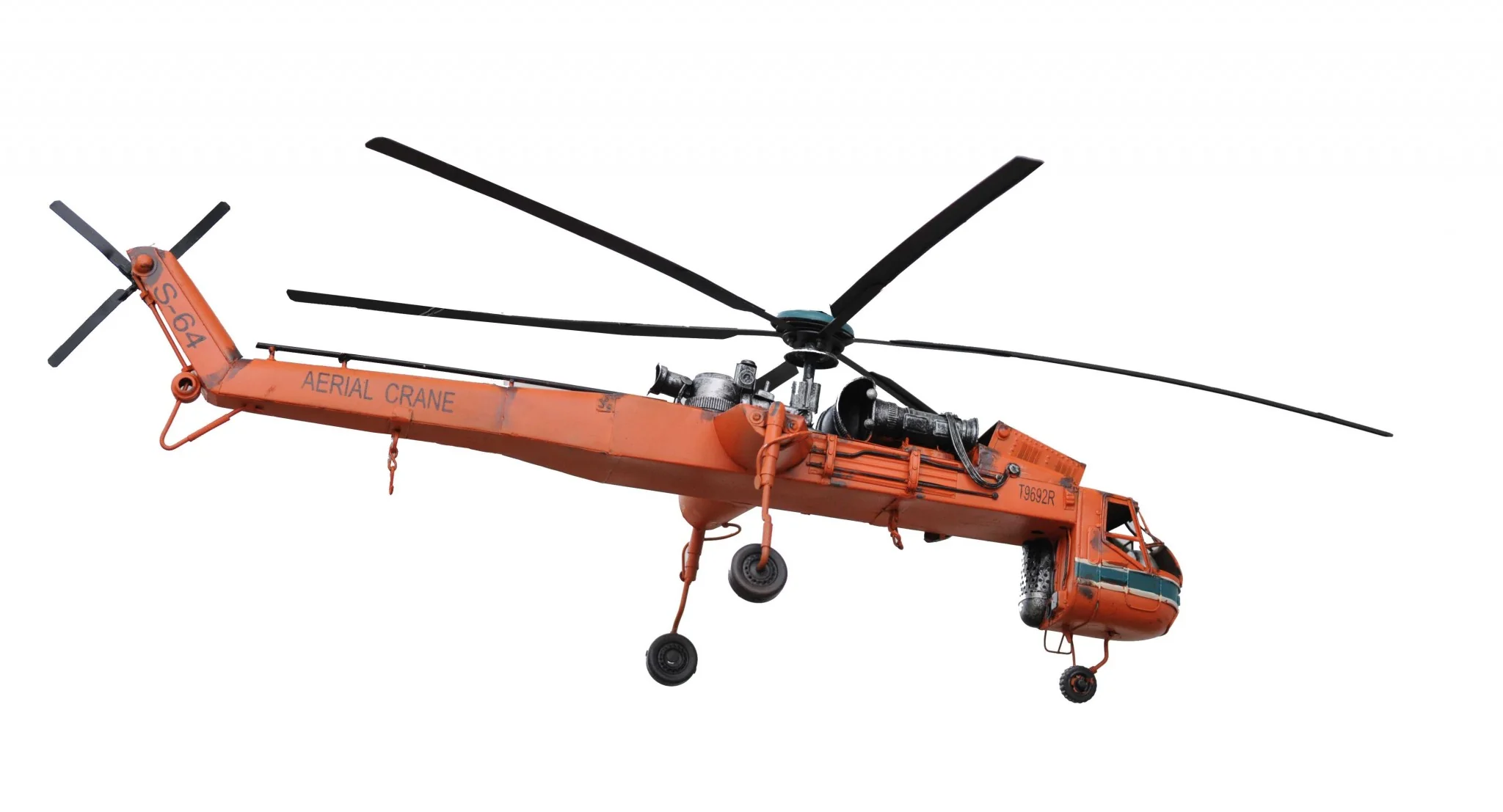 Aerial Crane Lifting Helicopter LED Sculpture By Homeroots - Image 5
