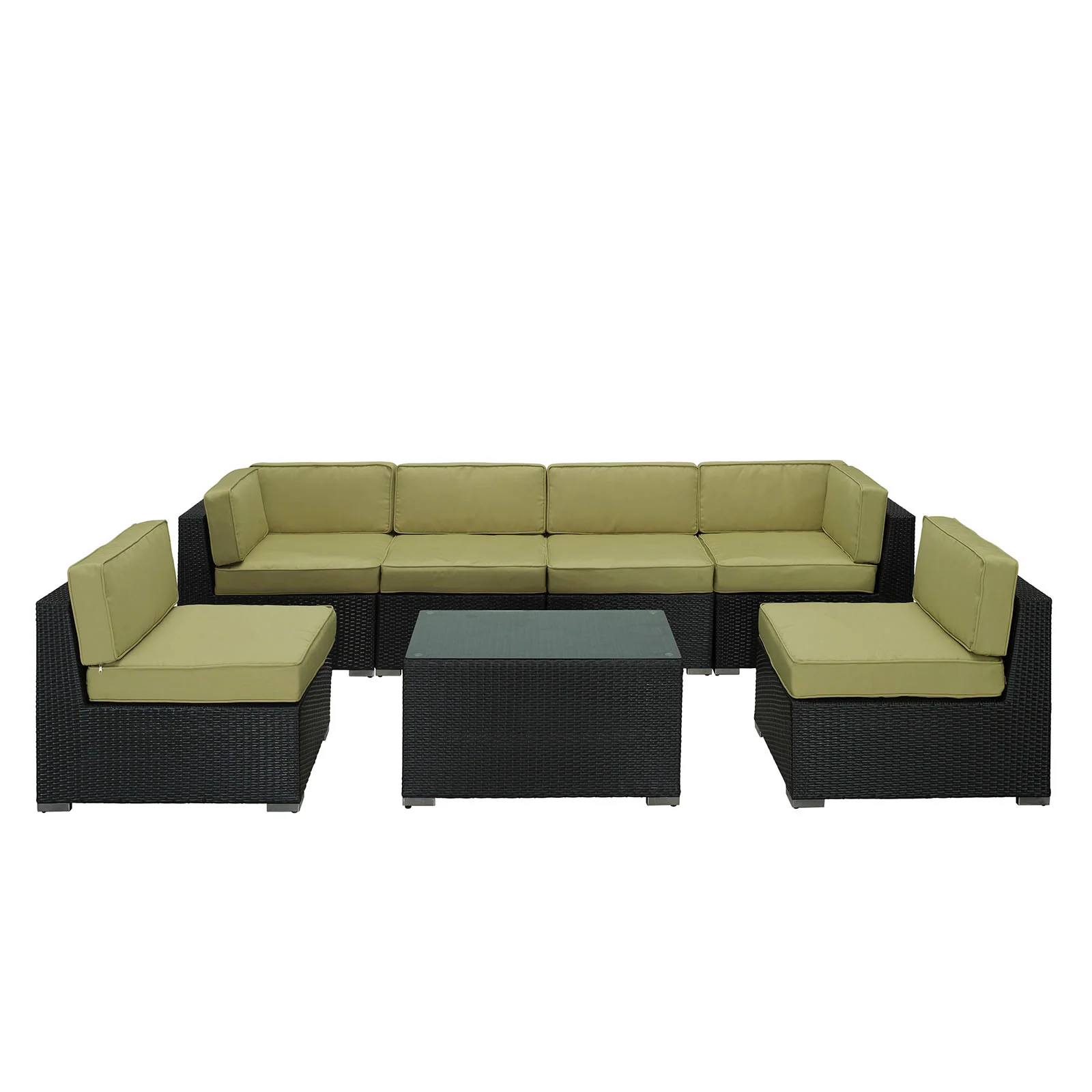 Aero 7 Piece Outdoor Patio Sectional Set By Modway - EEI-695 - Image 10