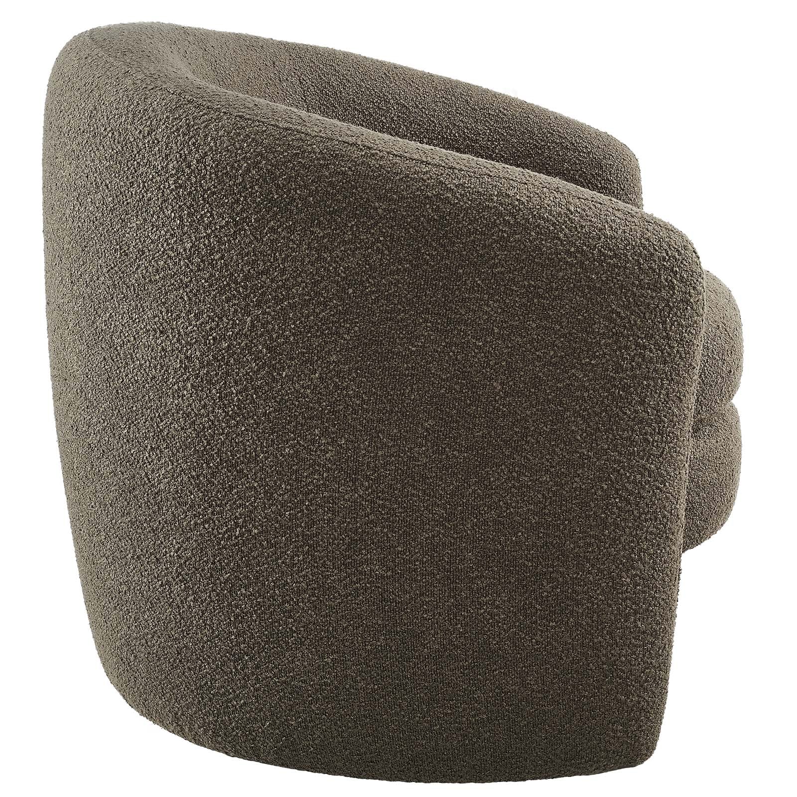 Affinity Upholstered Boucle Fabric Curved Back Armchair By Modway - EEI-6666 - Image 10