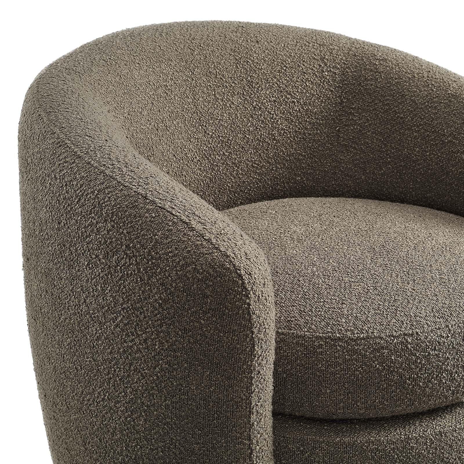 Affinity Upholstered Boucle Fabric Curved Back Armchair By Modway - EEI-6666 - Image 13