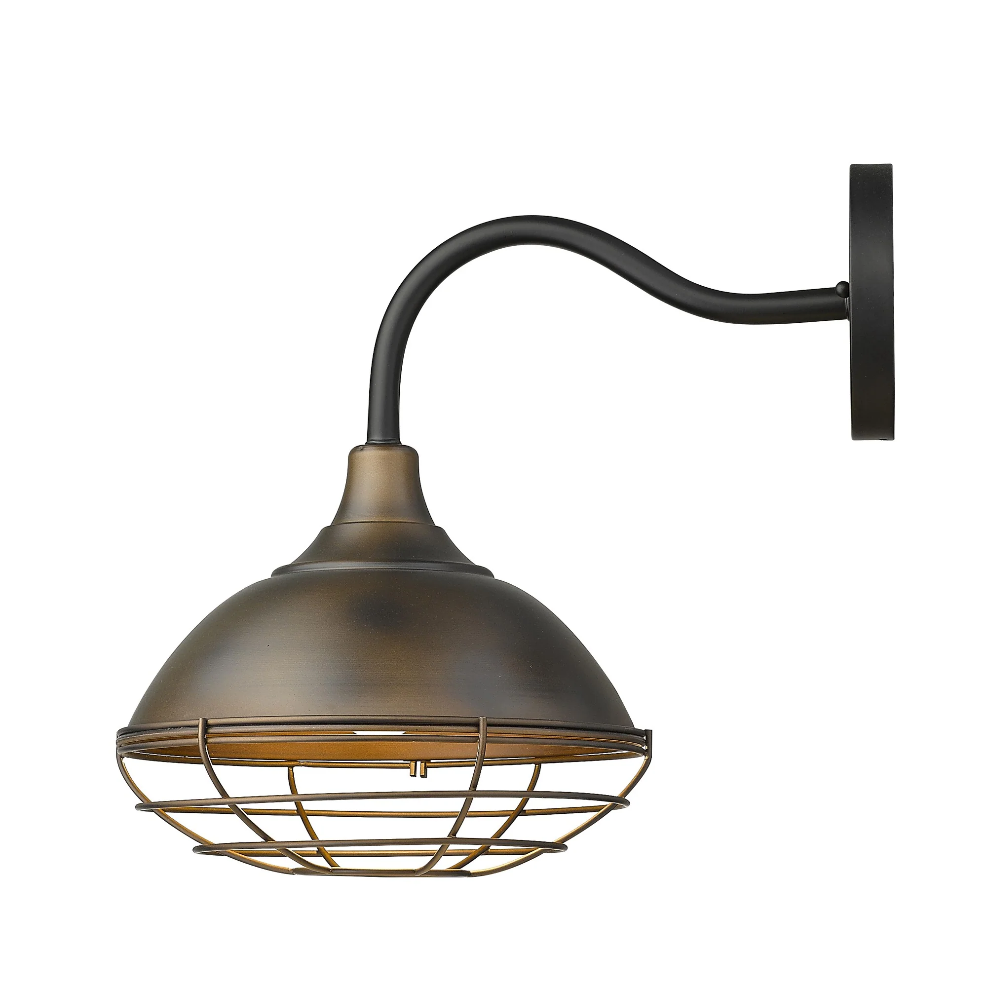 Afton 1-Light Oil-Rubbed Bronze Wall Light By Homeroots - Image 3