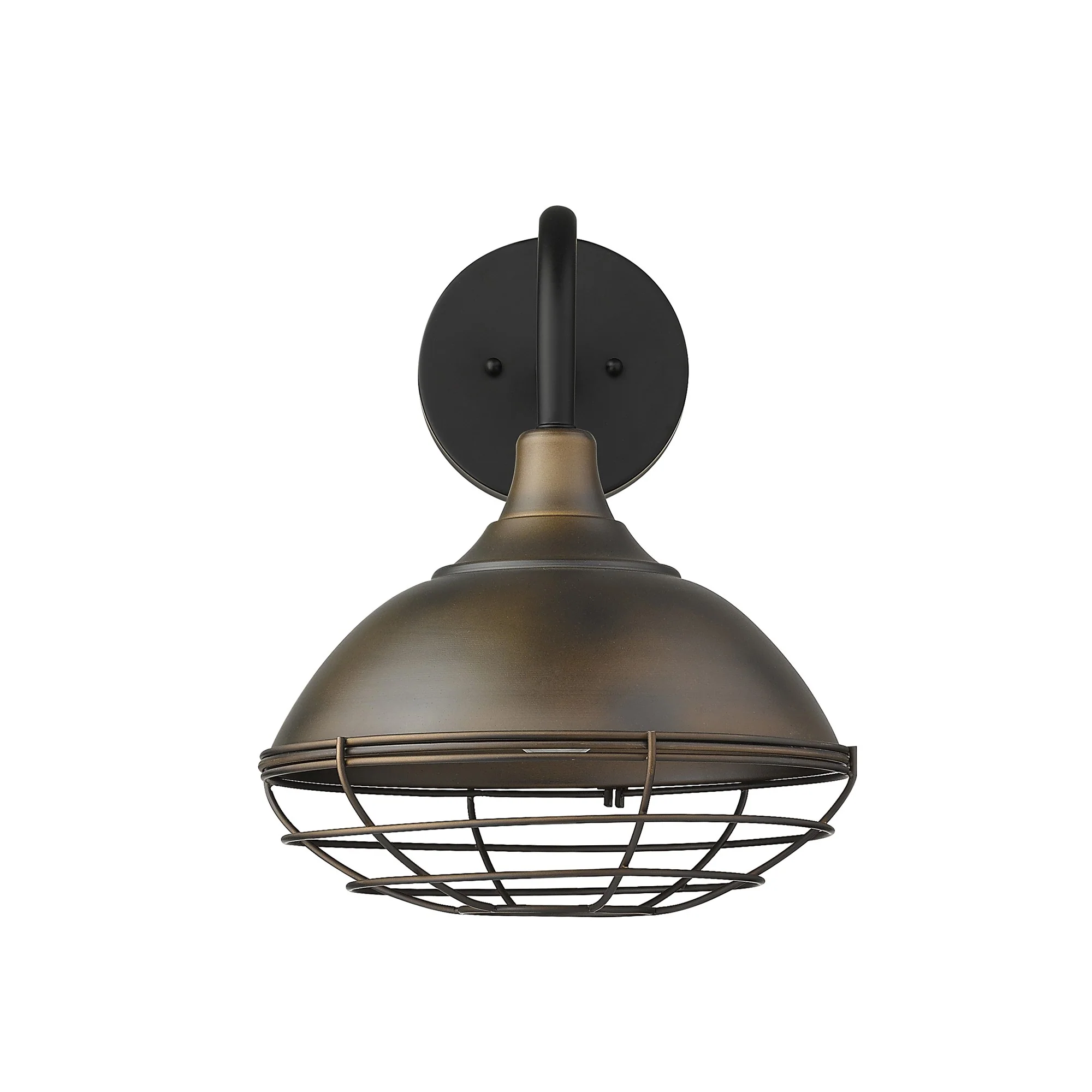 Afton 1-Light Oil-Rubbed Bronze Wall Light By Homeroots - Image 4