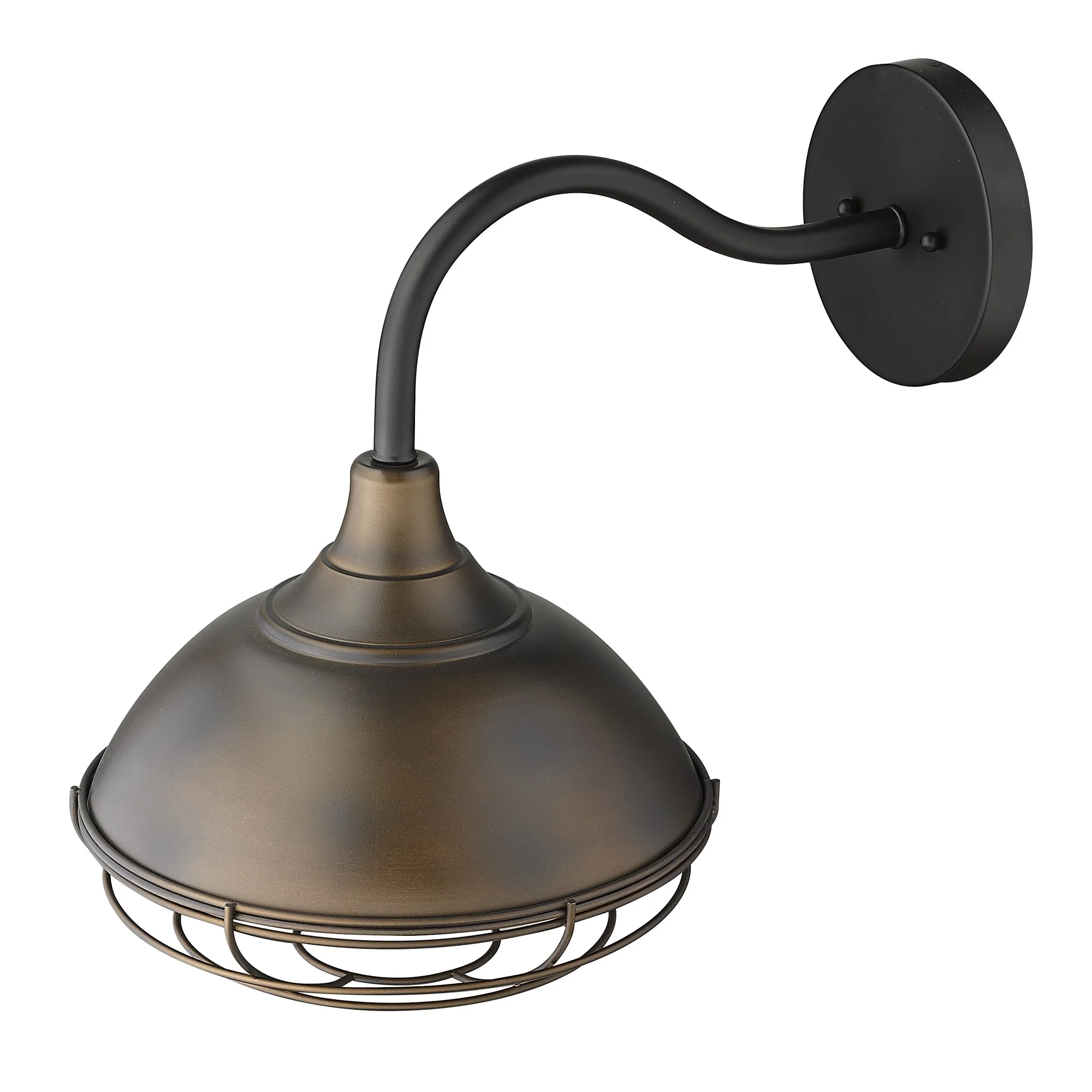 Afton 1-Light Oil-Rubbed Bronze Wall Light By Homeroots - Image 7