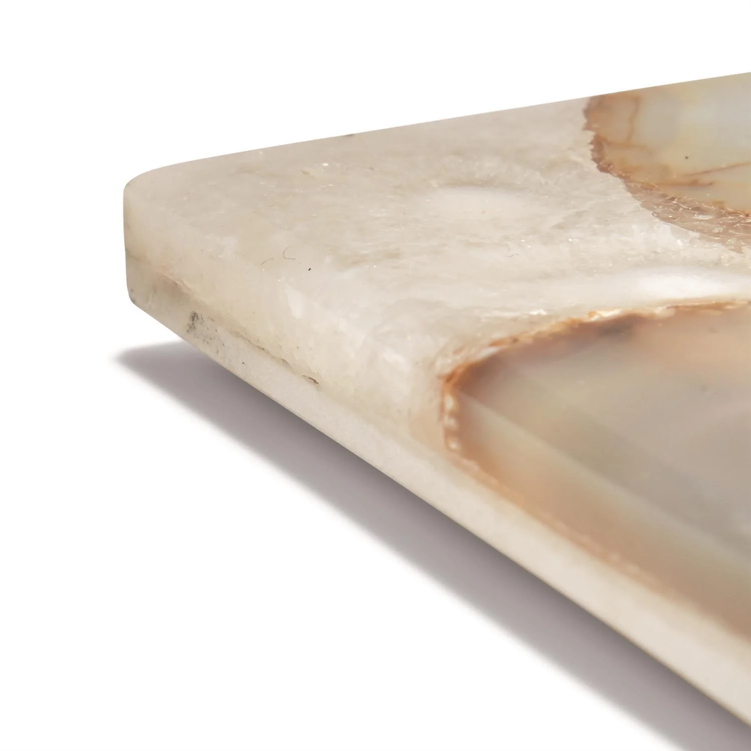Agate Coasters with Marble Base Set Of 16 By Tozai Home - Image 2