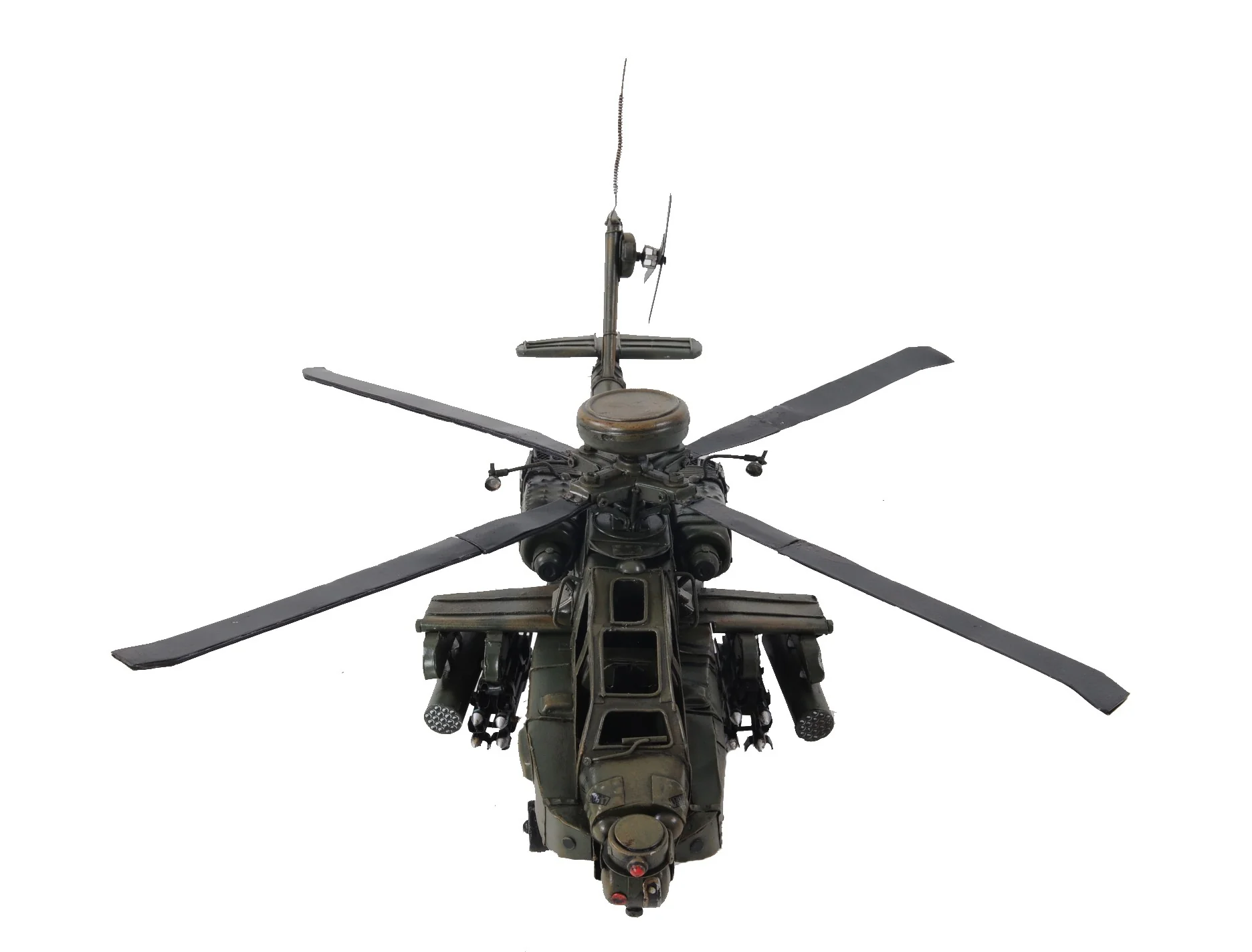 Ah-64 Apache Helicopter Sculpture By Homeroots - Image 4