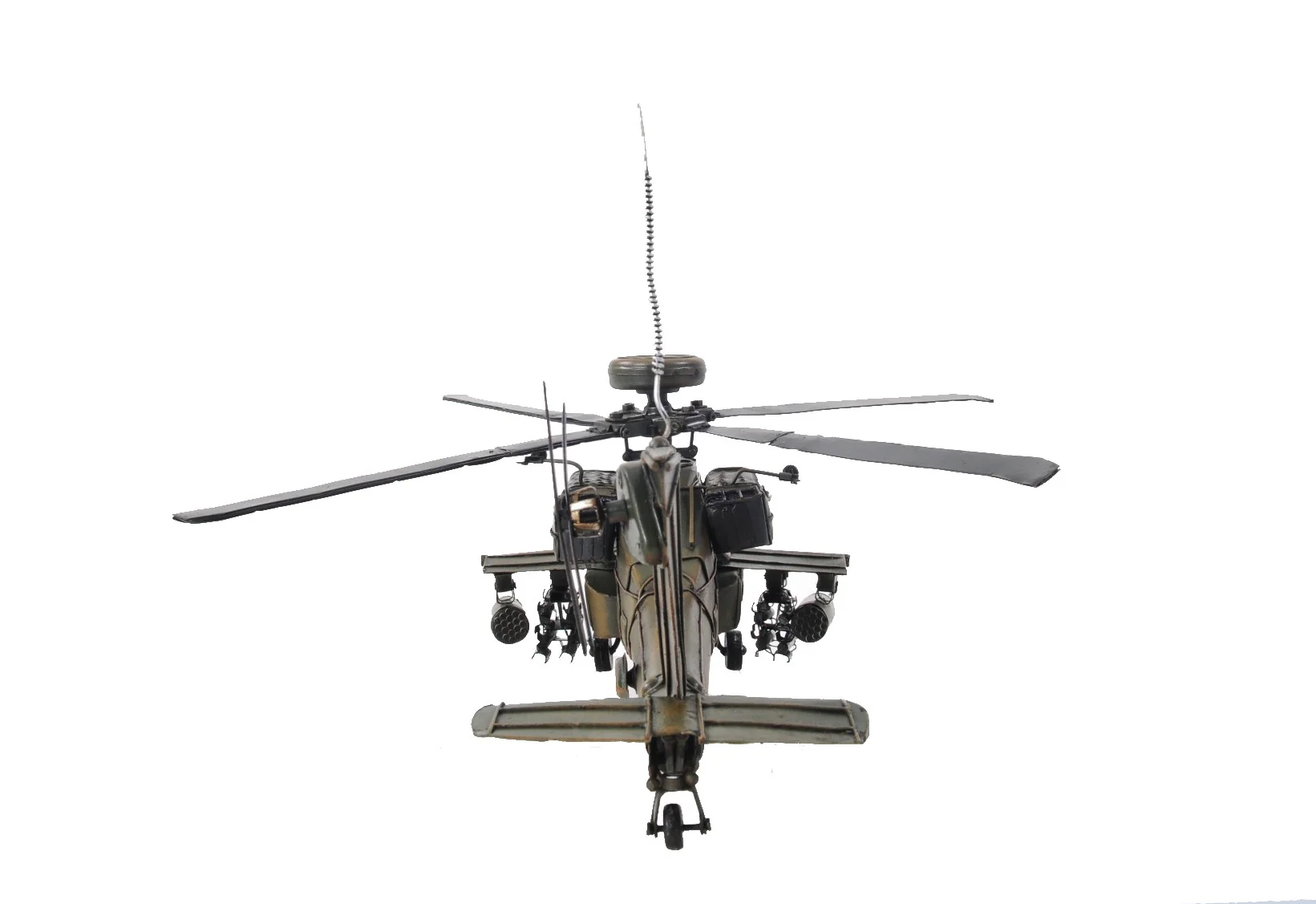 Ah-64 Apache Helicopter Sculpture By Homeroots - Image 8