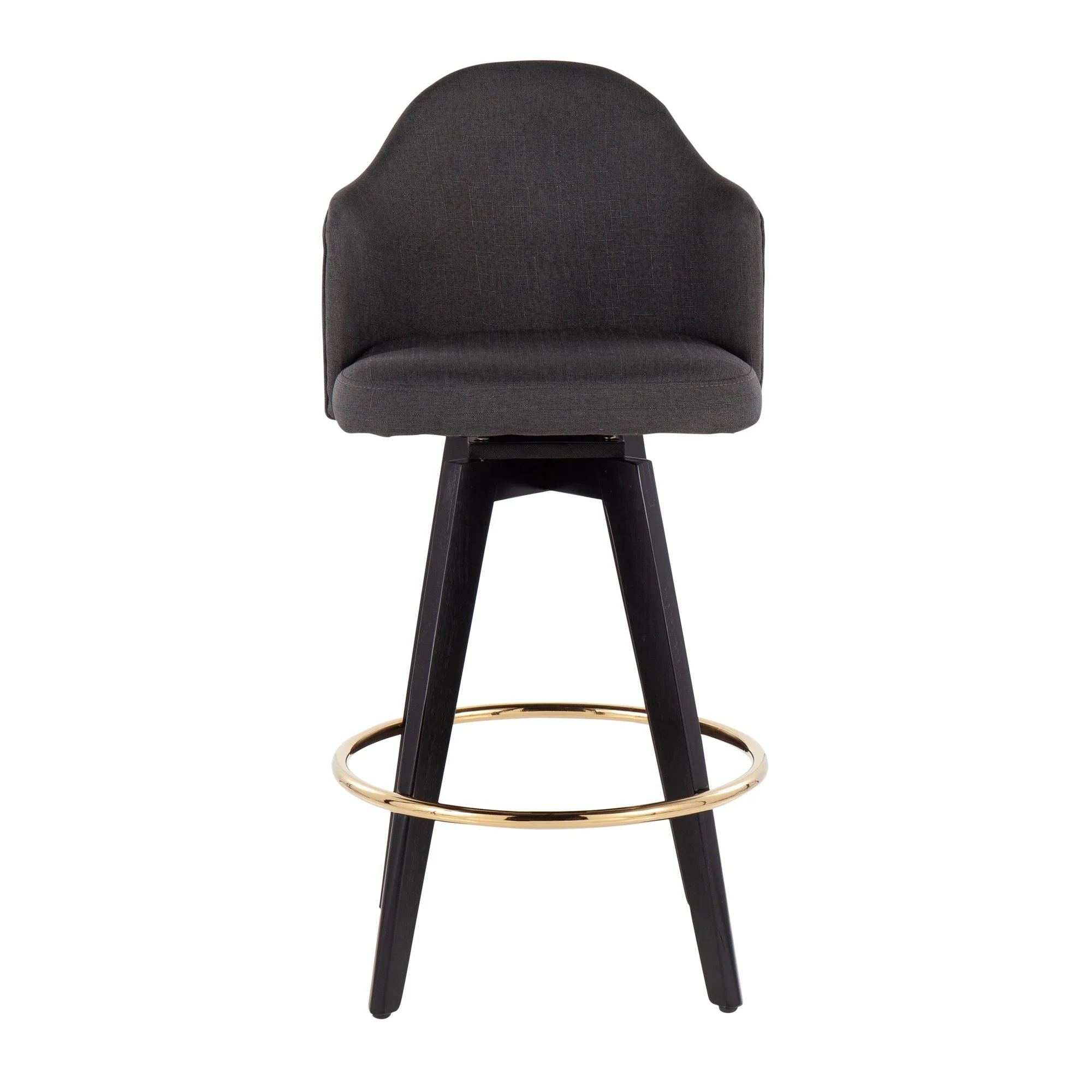 Ahoy 26" Counter Stool - Set of 2 By LumiSource - B26-AHOYUP2-SWVG BKCHAR2 - Image 5