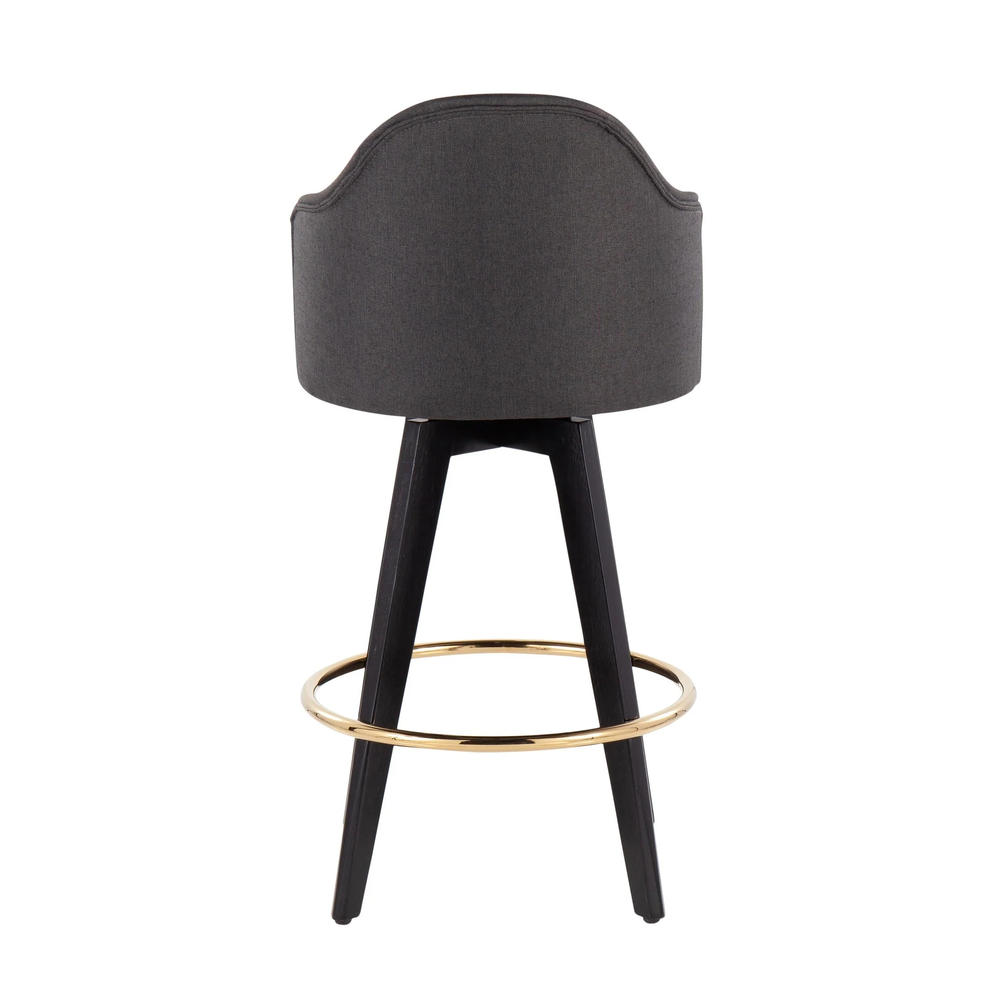 Ahoy 26" Counter Stool - Set of 2 By LumiSource - B26-AHOYUP2-SWVG BKCHAR2 - Image 6