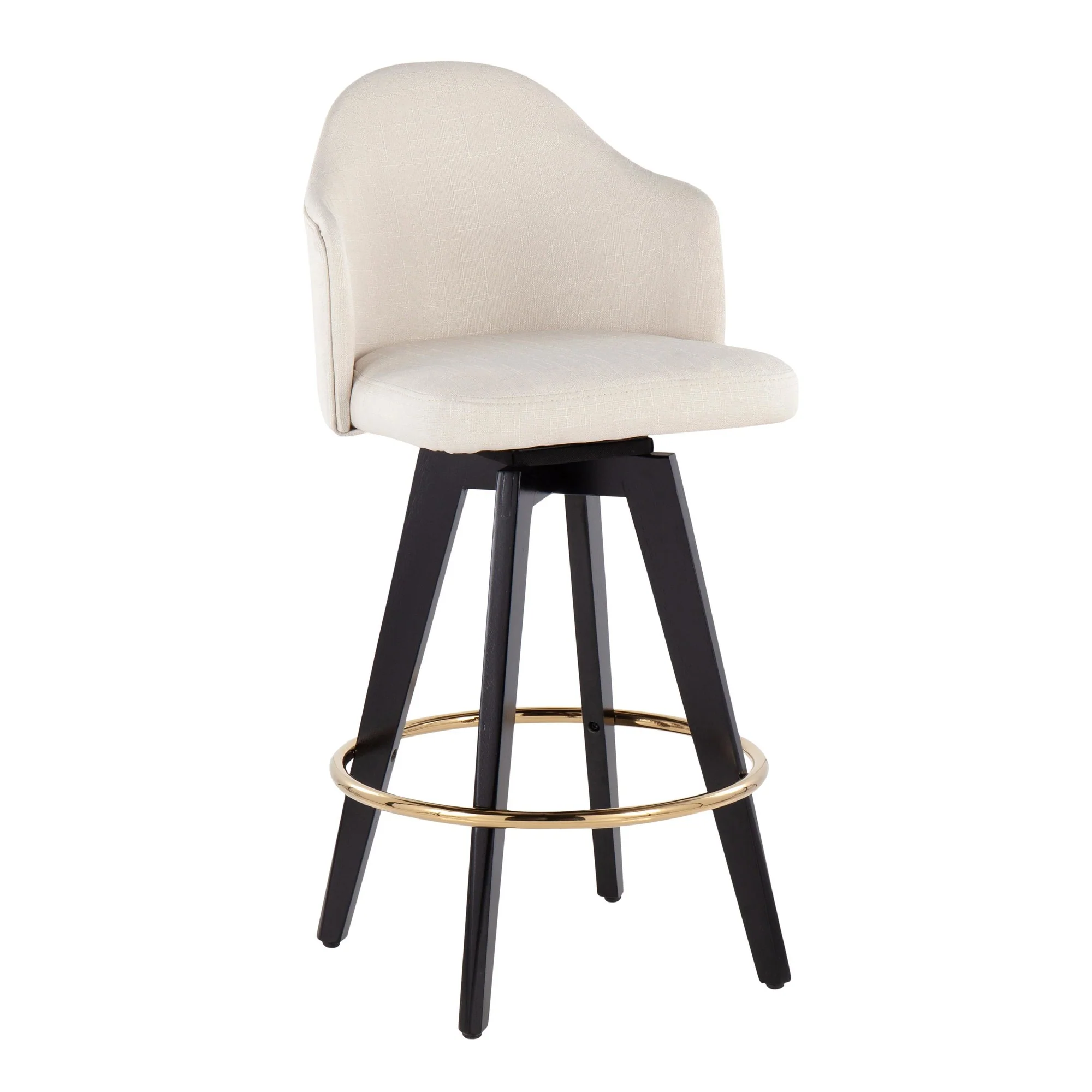 Ahoy 26" Counter Stool - Set of 2 By LumiSource - B26-AHOYUP2-SWVG BKCHAR2 - Image 8