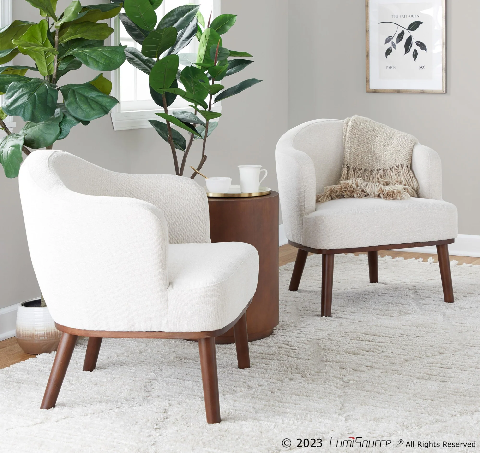 Ahoy Accent Chair Gray By LumiSource - Image 10