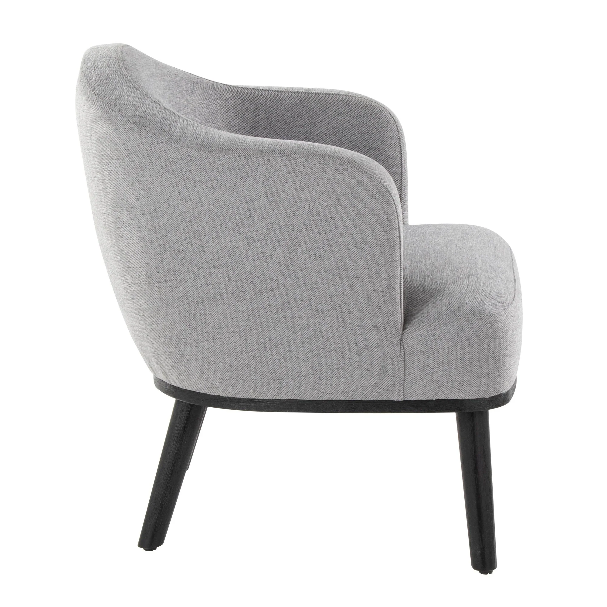Ahoy Accent Chair Gray By LumiSource - Image 4