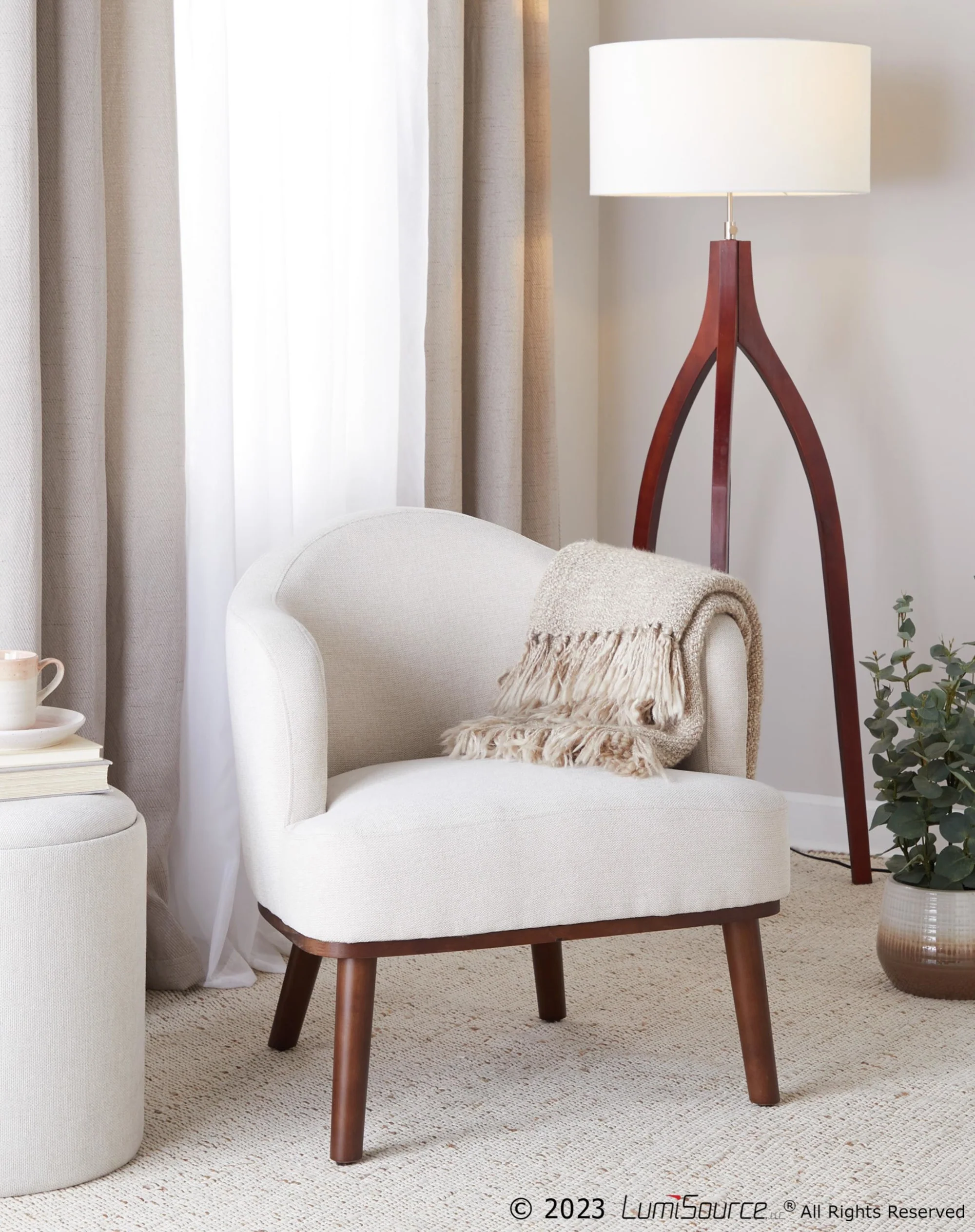 Ahoy Accent Chair Gray By LumiSource - Image 9