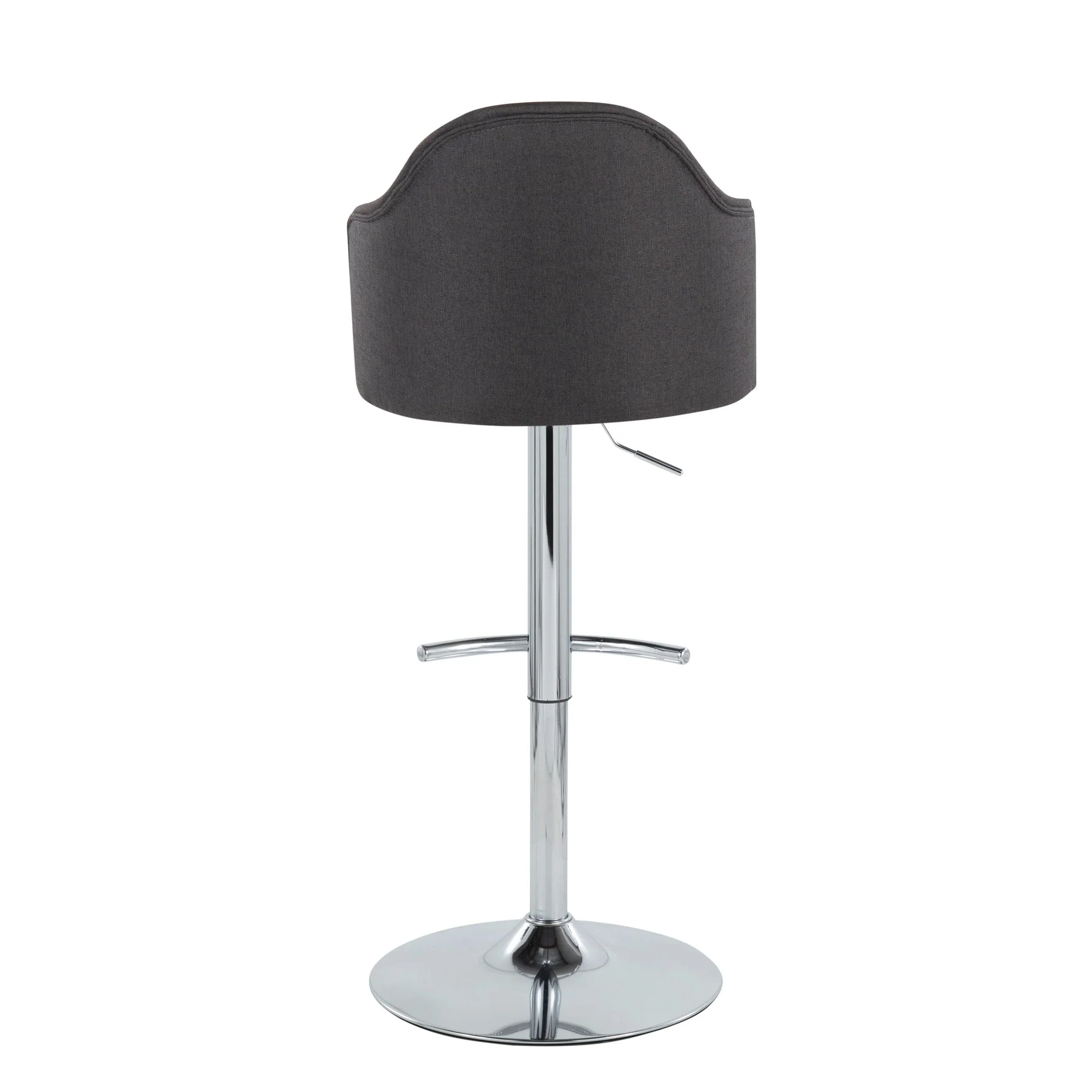 Ahoy Adjustable Barstool - Set of 2 By LumiSource - BS-AHOYUPFB-RT2 CHRCHAR2 - Image 6