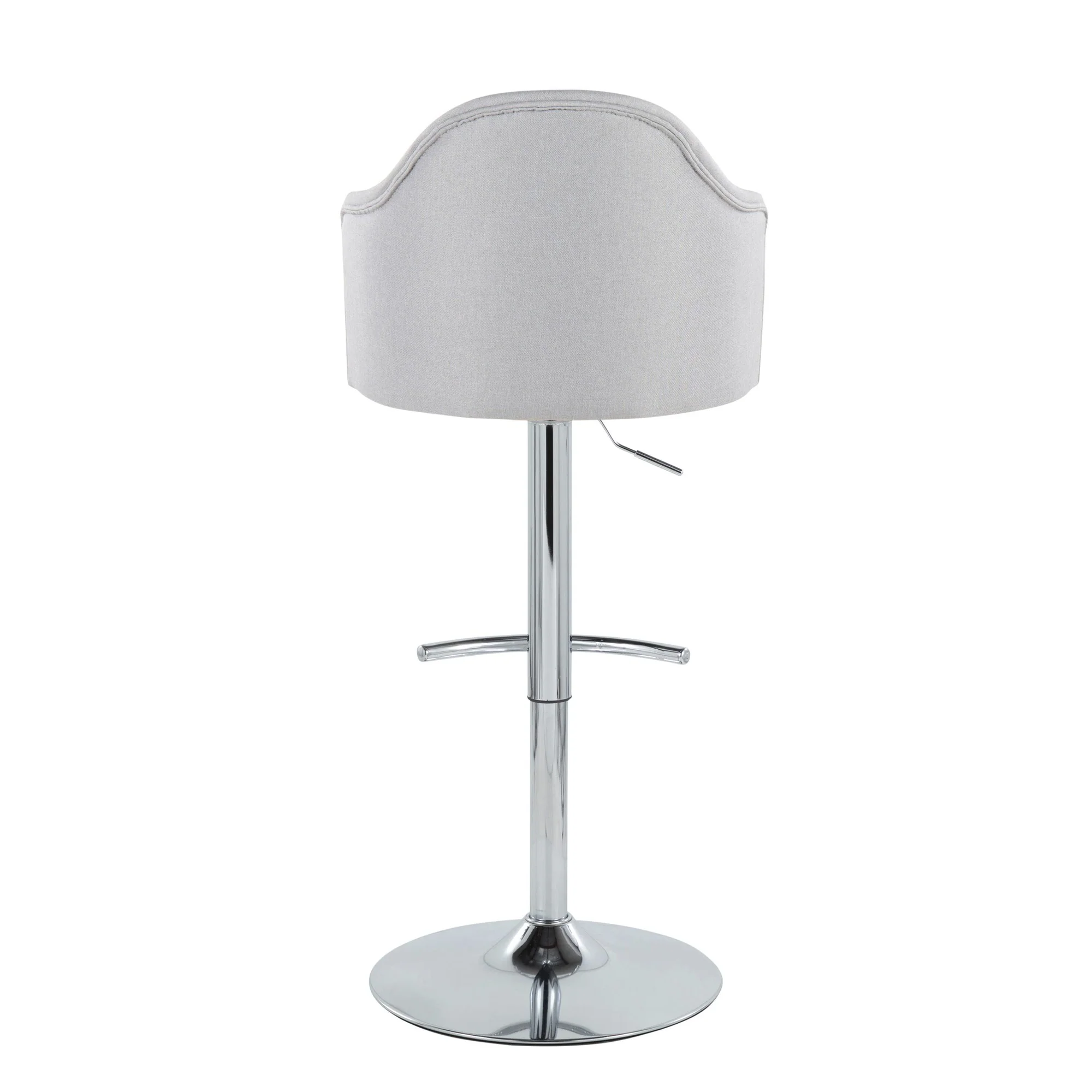 Ahoy Adjustable Barstool - Set of 2 By LumiSource - BS-AHOYUPFB-RT2 CHRGY2 - Image 12